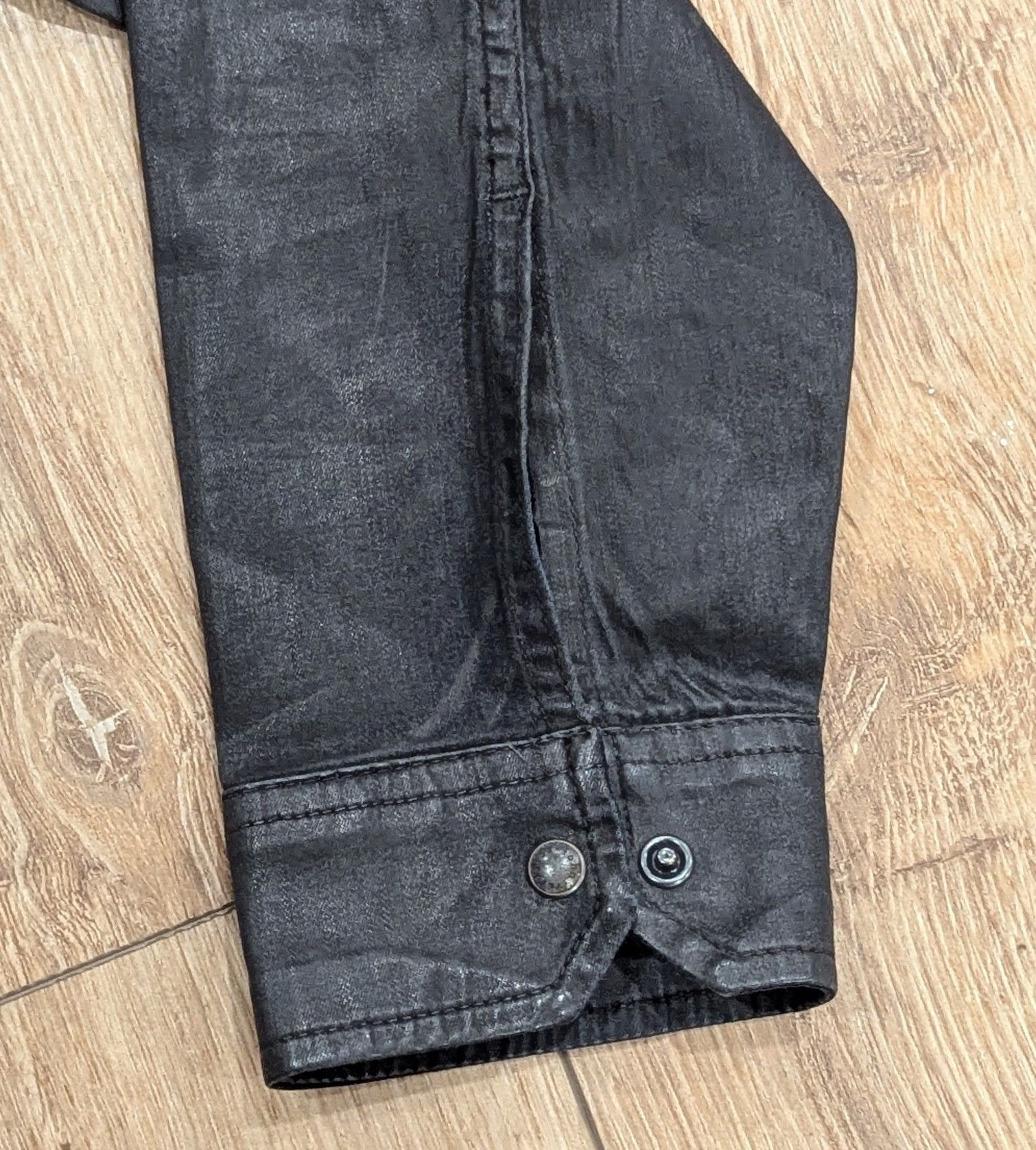 John Varvatos John Varvatos "Bernard" Leather Shirt Jacket Black 50 US 40 Size US M / EU 48-50 / 2 - 5 Thumbnail