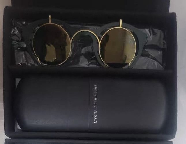Mykita mykita x damir doma bradfield sunglasses green / gold Size ONE SIZE - 4 Thumbnail