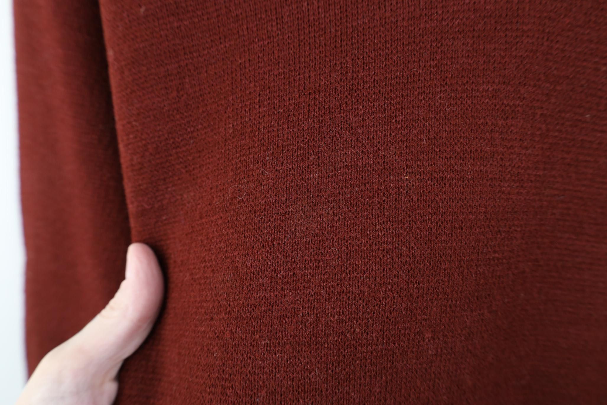 Vintage Vintage 70s Streetwear Blank Wool Blend Knit V-Neck Sweater Size US XL / EU 56 / 4 - 6 Thumbnail
