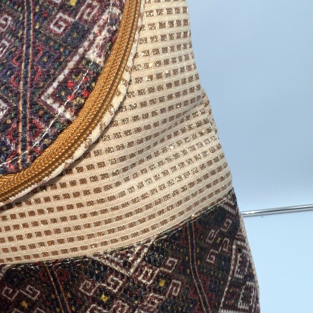 Other Boho Tassel And Gold Thread weaved Sling/Backpack Size ONE SIZE - 3 Thumbnail
