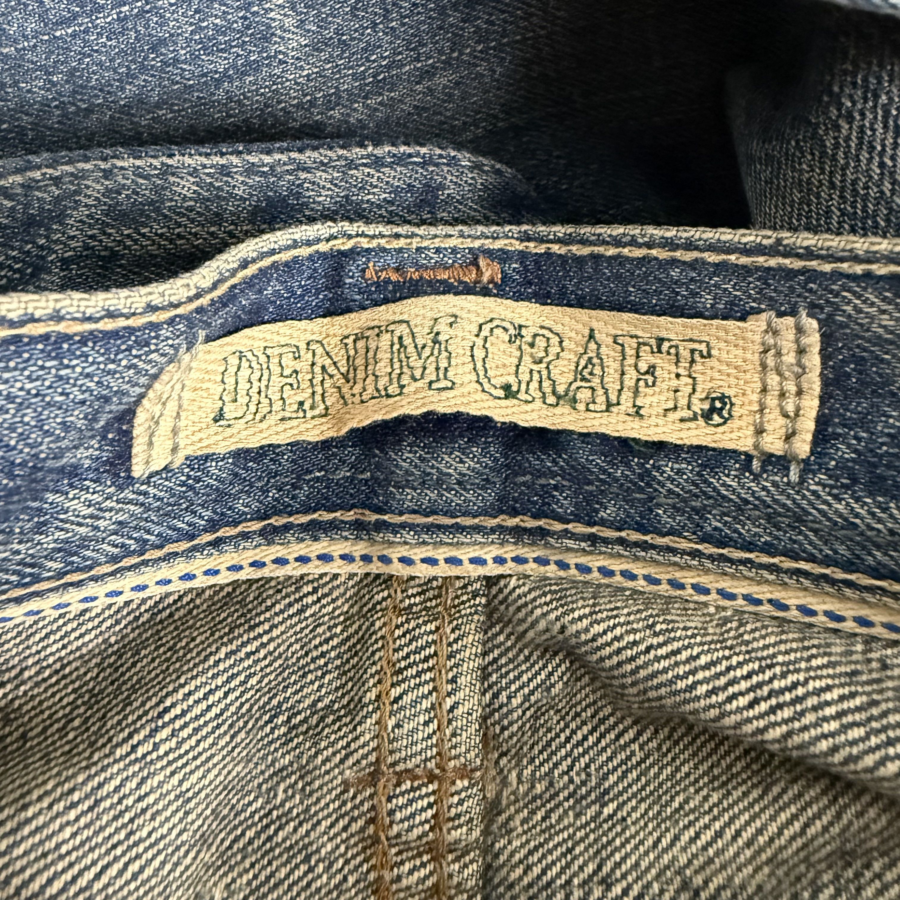 If Six Was Nine 🔥RARE🔥Denim Craft Japan Ripped Bootcut Selvedge Jeans Size US 32 / EU 48 - 9 Thumbnail