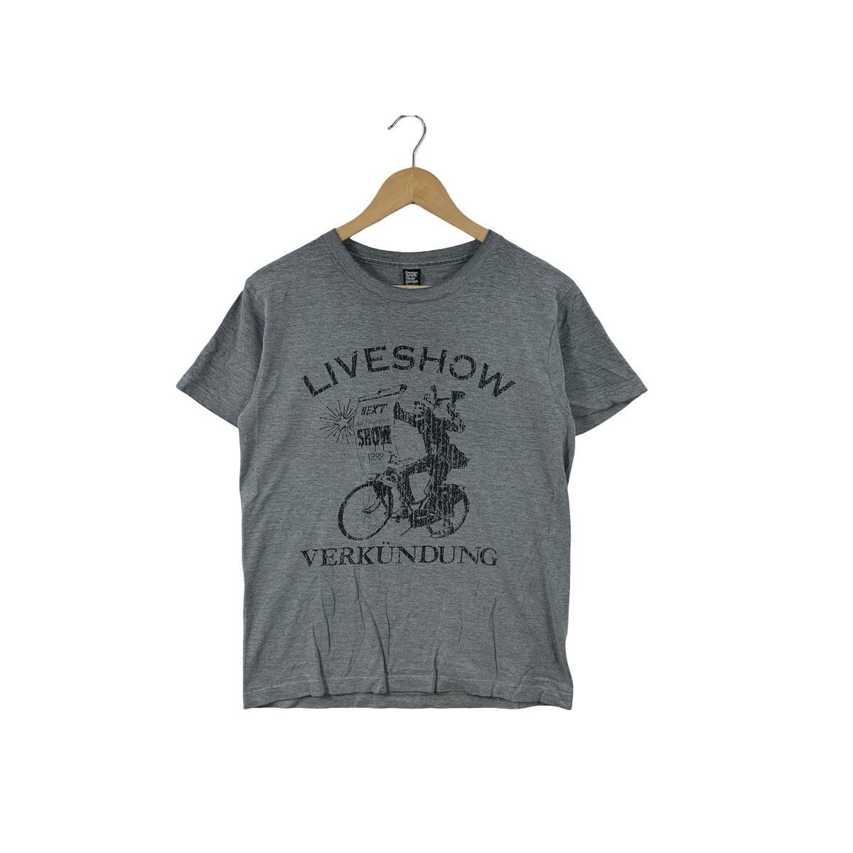 Vintage Vintage Liveshow Verkundung Graphic Distressed Bicycle Size US S / EU 44-46 / 1 - 1 Thumbnail