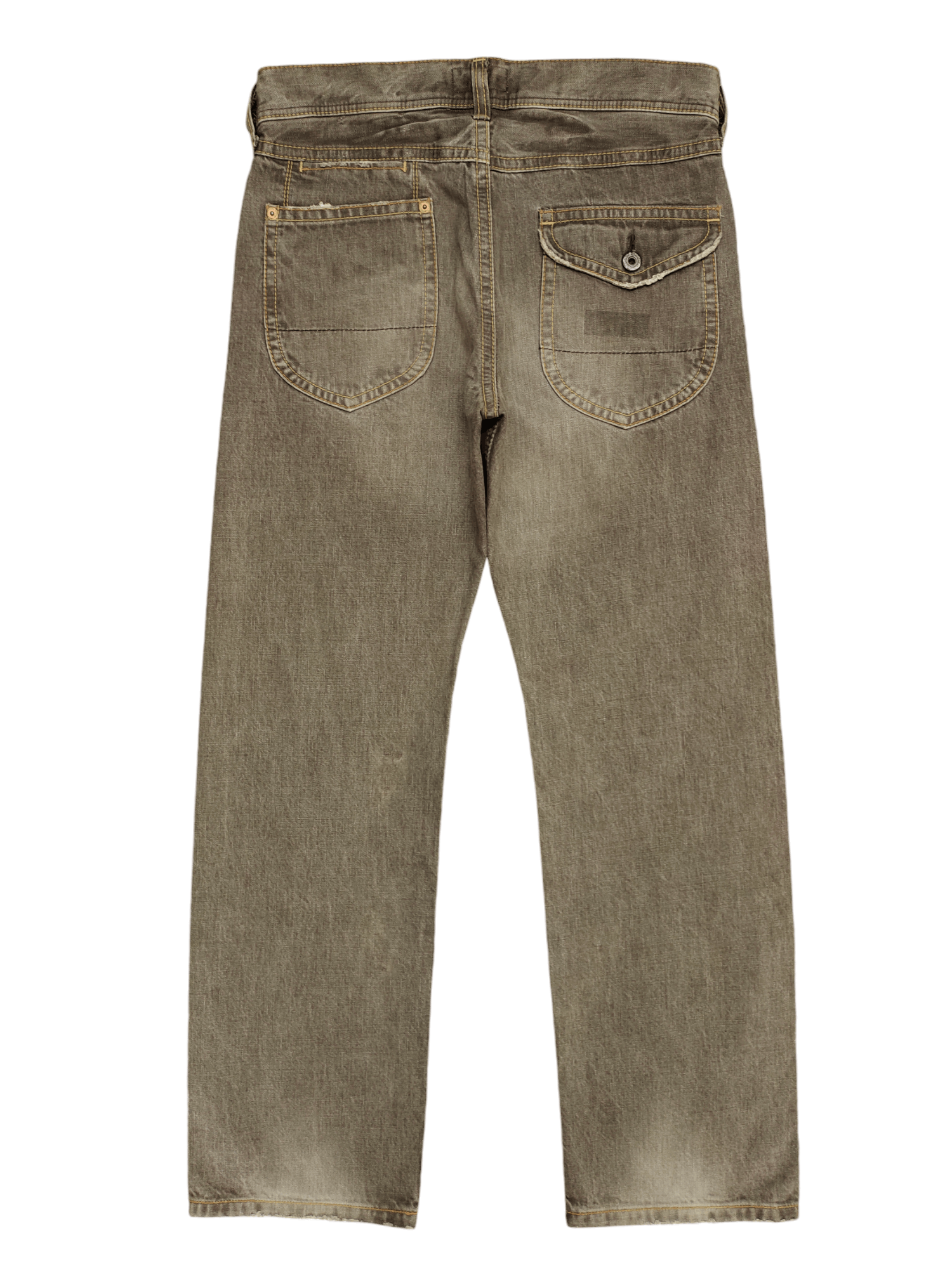 Spellbound Vintage 90s Spellbound Clawmark Distress Faded Denim Jeans Size US 34 / EU 50 - 10 Thumbnail