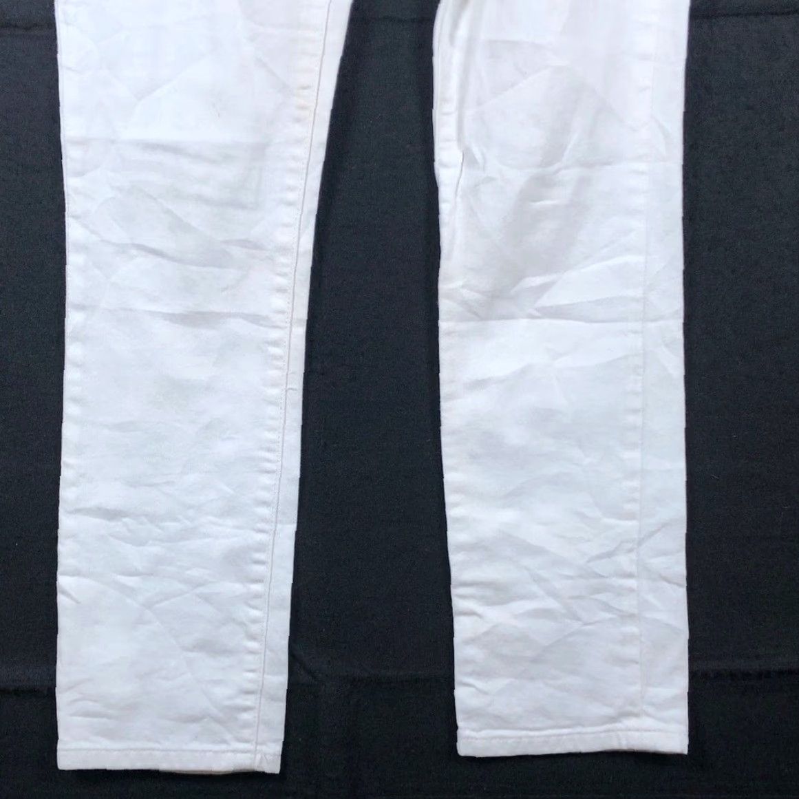 Banana Republic Banana Republic Jeans White Denim Mid Rise Skinny Stretch 26 Pants Womens Regular 28" Inseam 5-Pocket Solid Cotton Blend Spandex Skinny Size 28" / US 6 / IT 42 - 3 Thumbnail