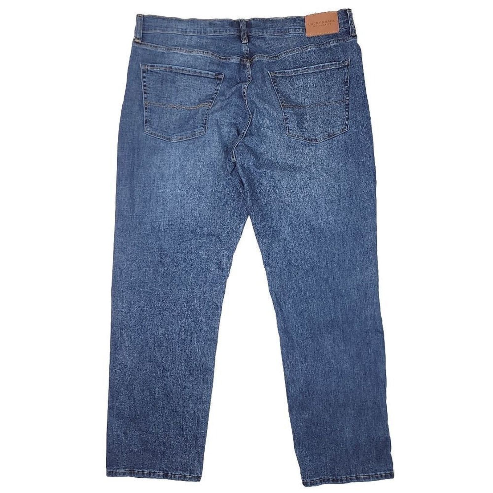 Lucky Brand Lucky Brand 221 Straight Jeans Mens 38x32 Blue Stretch Size US 38 / EU 54 - 8 Thumbnail