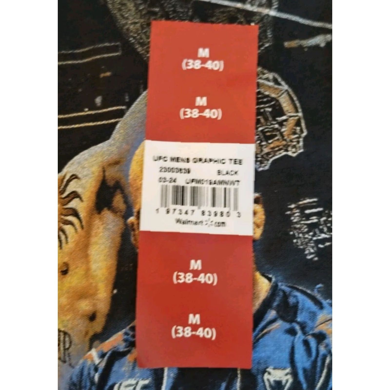 UFC UFC Tee Shirt NWT WorldWide Connor McGregor Jon Jones Israel Adesanya Size M Black Cotton Graphic Print Crew Neck Short Sleeve Mens Size US M / EU 48-50 / 2 - 2 Thumbnail