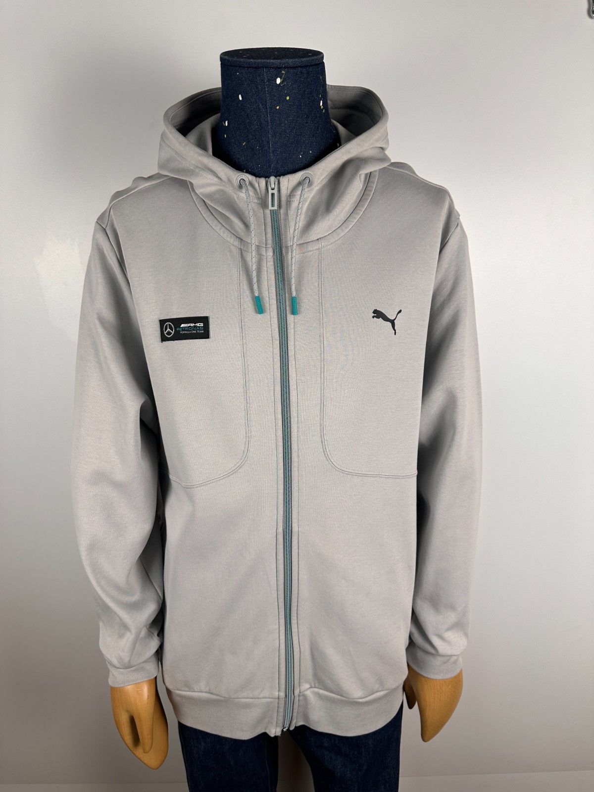Puma Puma Mercedes Mapf1 Petronas Zip Hoodie Men's Grey Size XXL Size US XXL / EU 58 / 5 - 1 Thumbnail