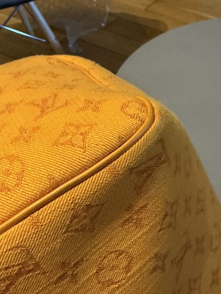 Louis Vuitton Denim Monogram Duffle Bag Keepall 50 Size ONE SIZE - 6 Thumbnail