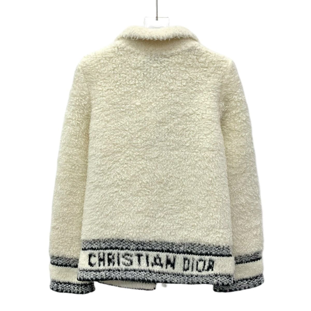 Dior Dior 22 Beige Logo Monogrammed Wool Jacket Size XS / US 0-2 / IT 36-38 - 2 Thumbnail