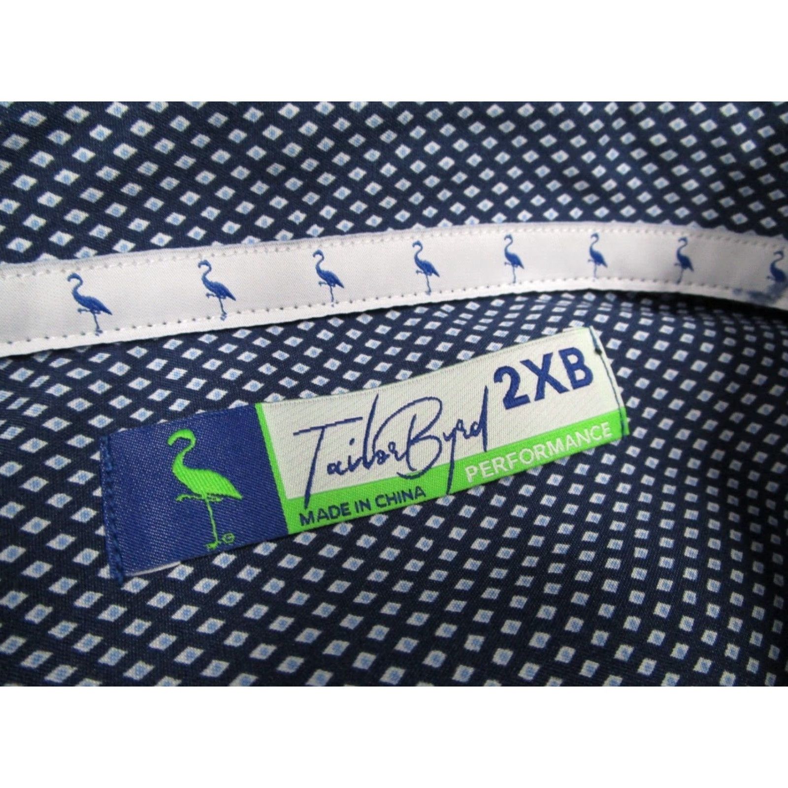 Tailorbyrd TAILORBYRD Shirt Mens 2XB Blue Button Up Performance Long Sleeve Work SPF 30 Size US XXL / EU 58 / 5 - 2 Thumbnail