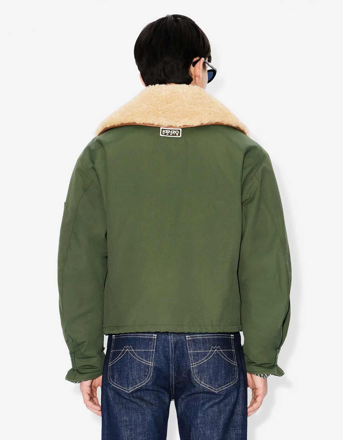 Kenzo Kenzo Green Army Flight Jacket Size US L / EU 52-54 / 3 - 2 Thumbnail