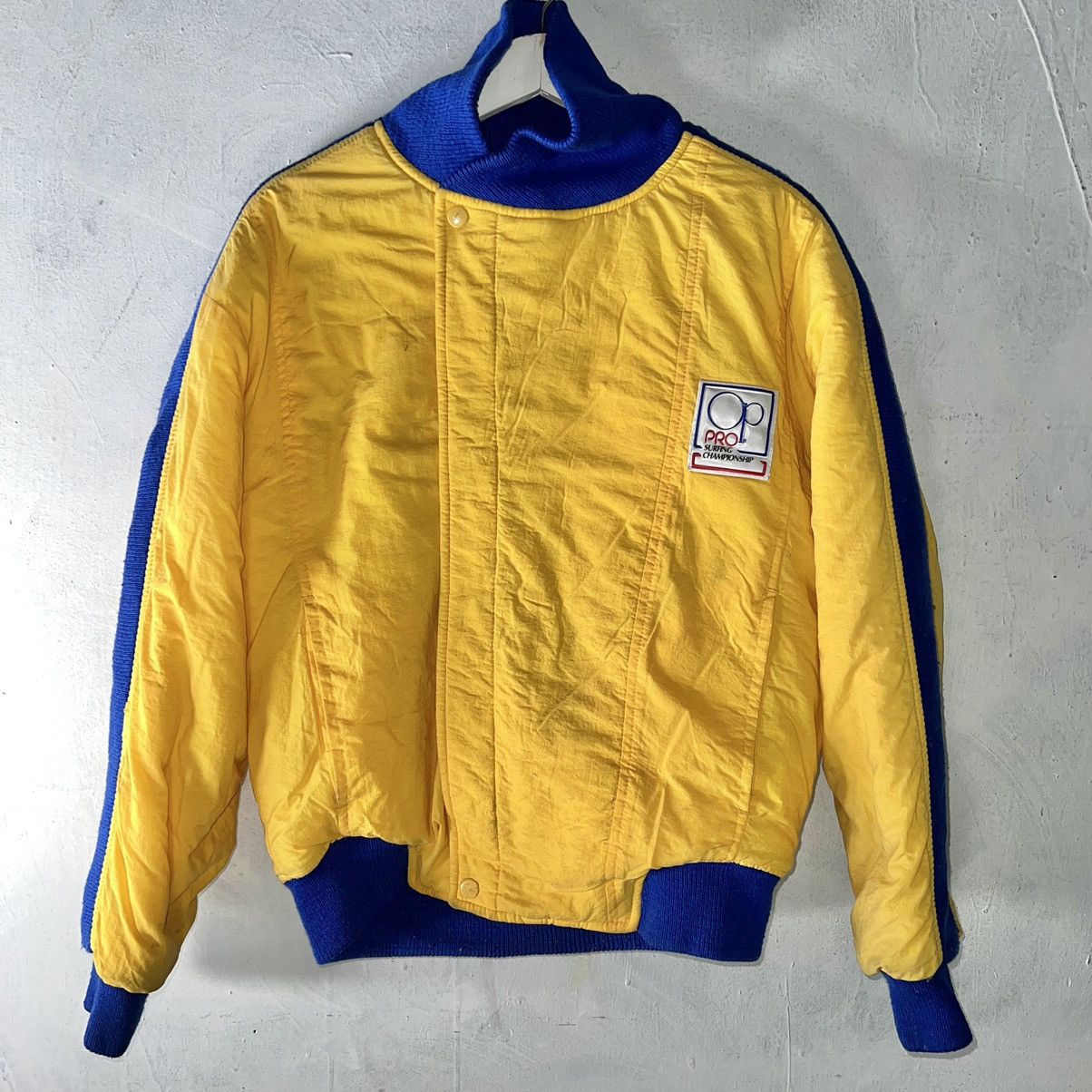 image of 21X24.5In Vintage Ocean Pacific Pro Surfing Championship in Yellow, Men's (Size Small)