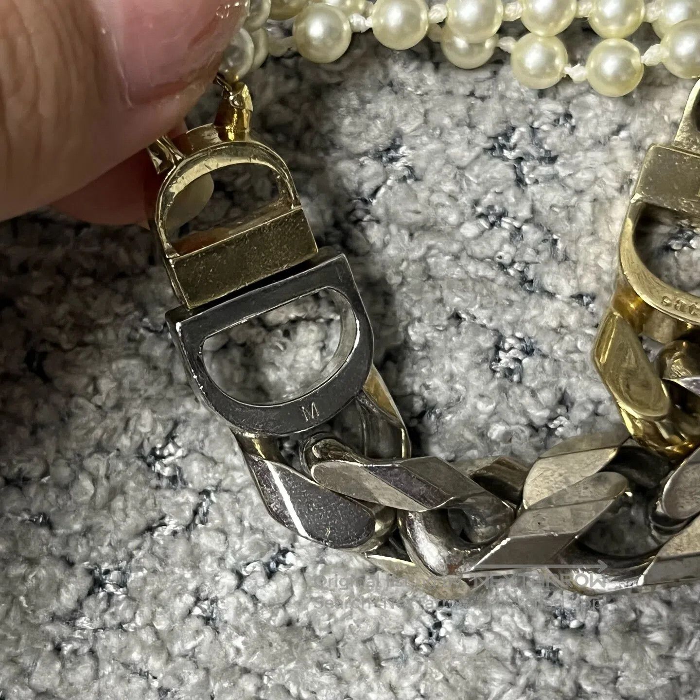 Dior Dior Metal Pearl Logo Bracelet| Size ONE SIZE - 5 Thumbnail
