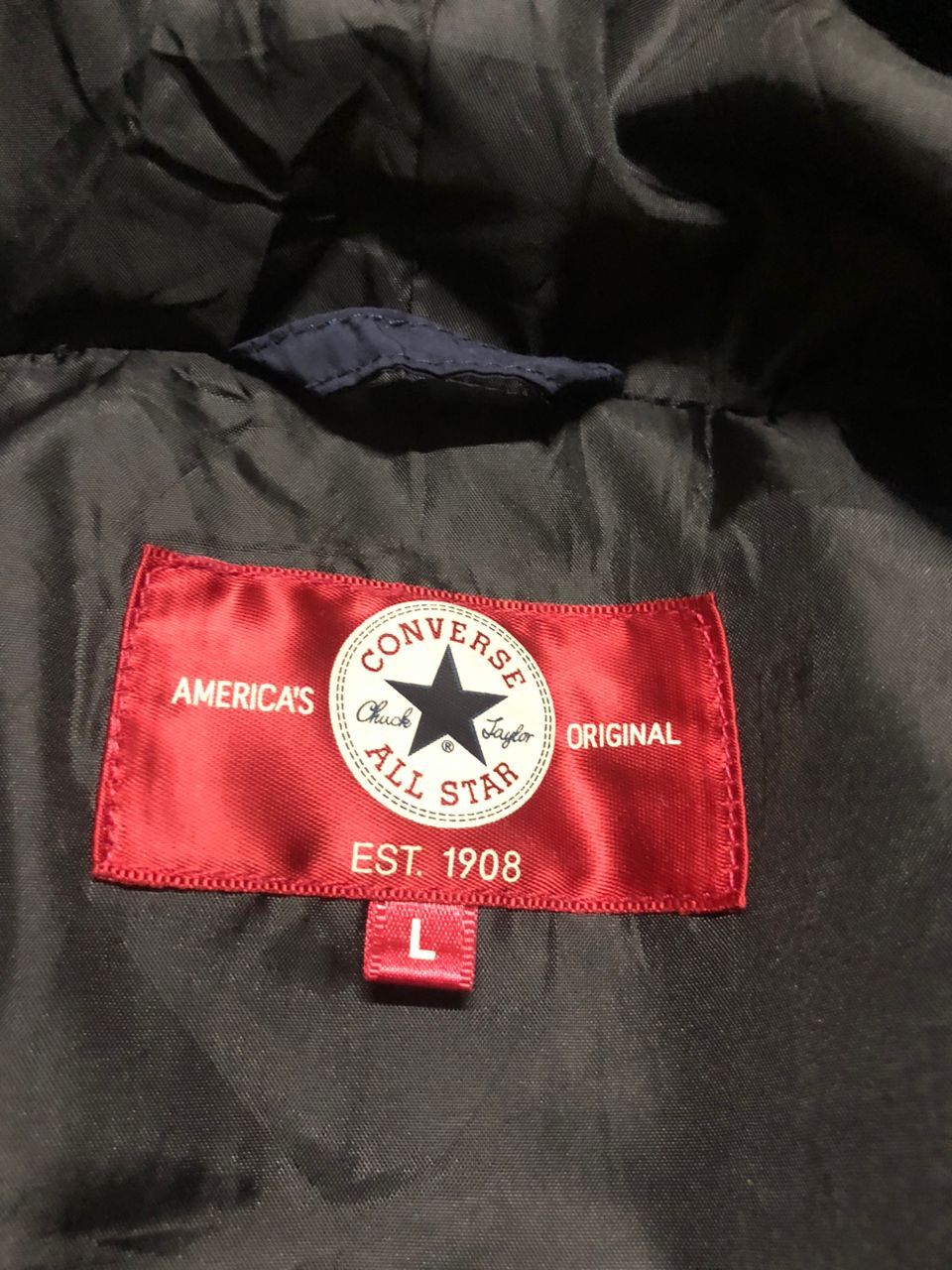 Converse Converse Puffer Jacket Full Zipper Hoodie Size US L / EU 52-54 / 3 - 14 Thumbnail