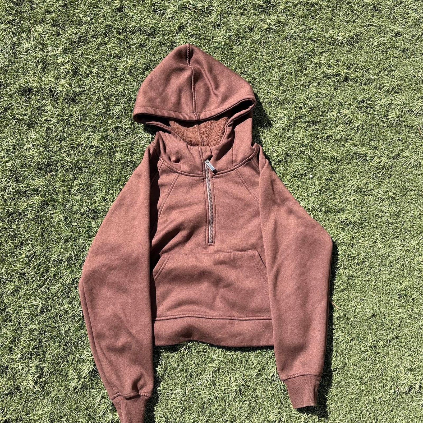 Other Brown half zip hoodie with Size M / US 6-8 / IT 42-44 - 1 Thumbnail