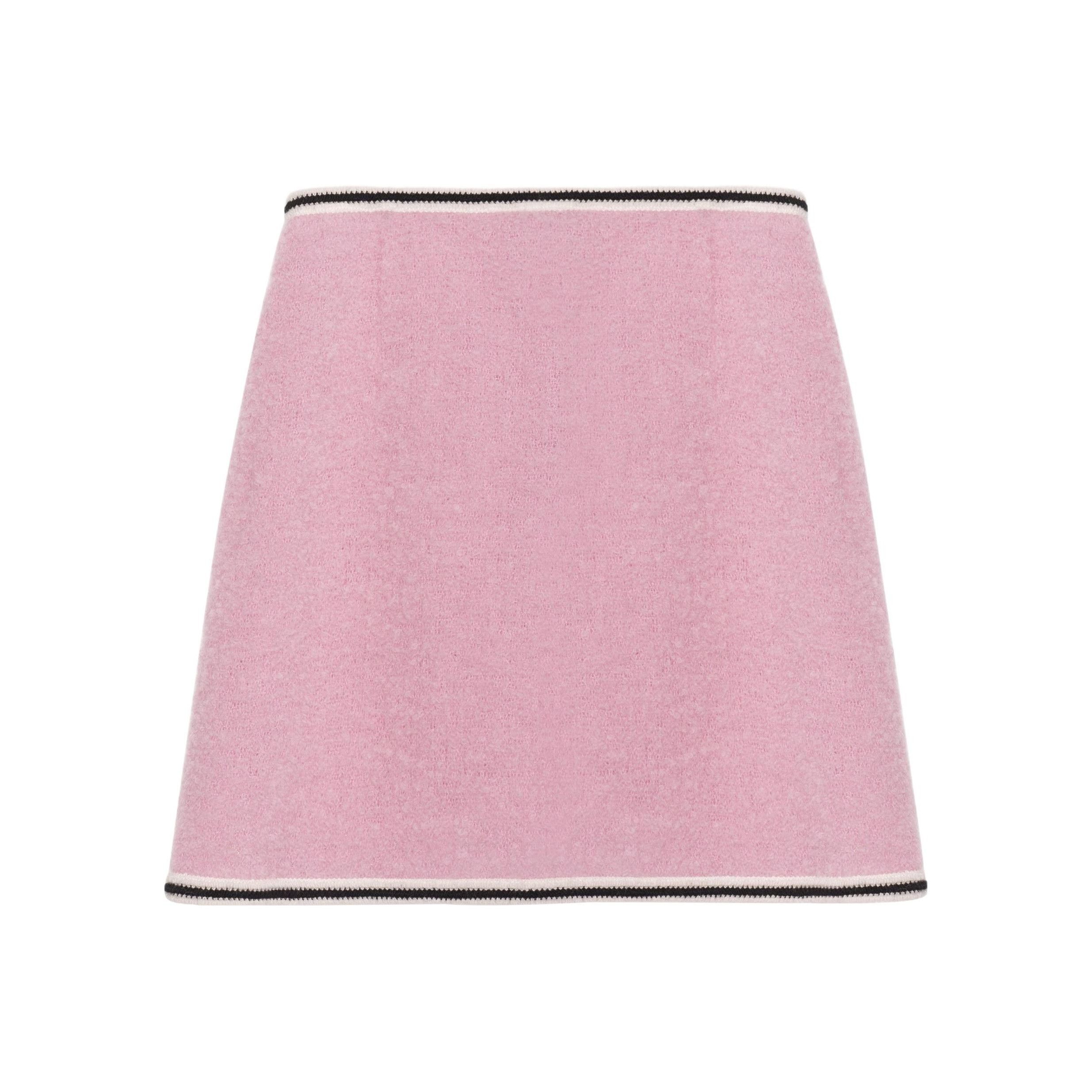 Miu Miu Miu Miu Bouclé Trim Mini Skirt Size 42 Size 28" / US 6 / IT 42 - 1 Thumbnail
