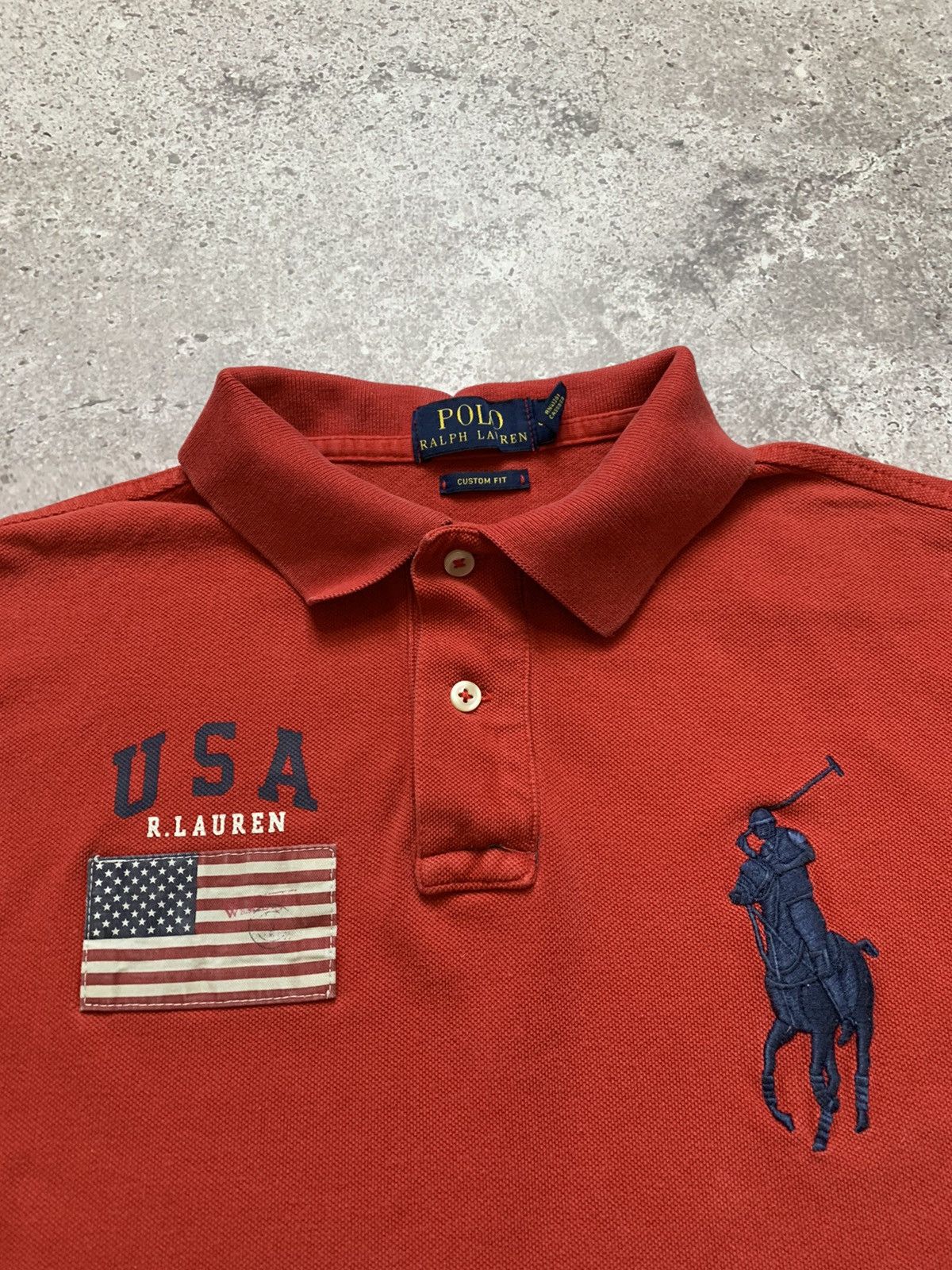 Polo Ralph Lauren × Rugby Ralph Lauren × Vintage Rugby Polo Ralph Lauren USA Vintage Chief Keef Style Size US S / EU 44-46 / 1 - 2 Thumbnail