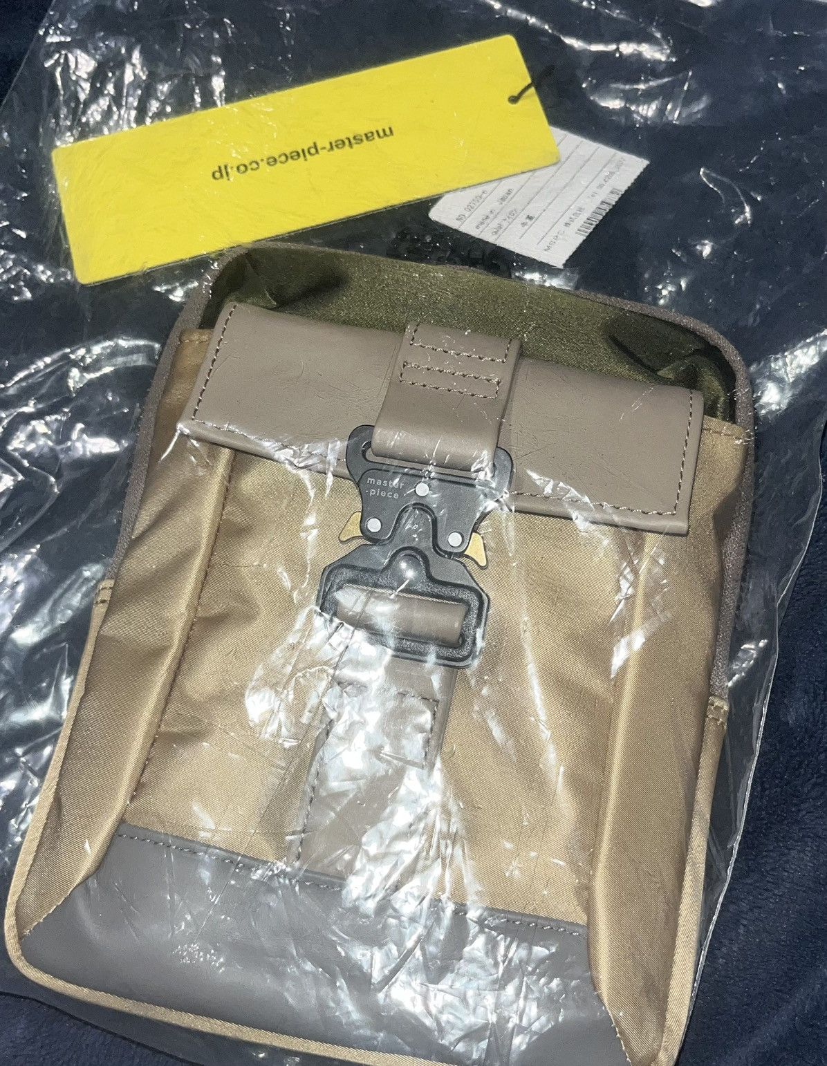 image of Masterpiece Vnds Master-Piece Beige Confi Bag, Men's