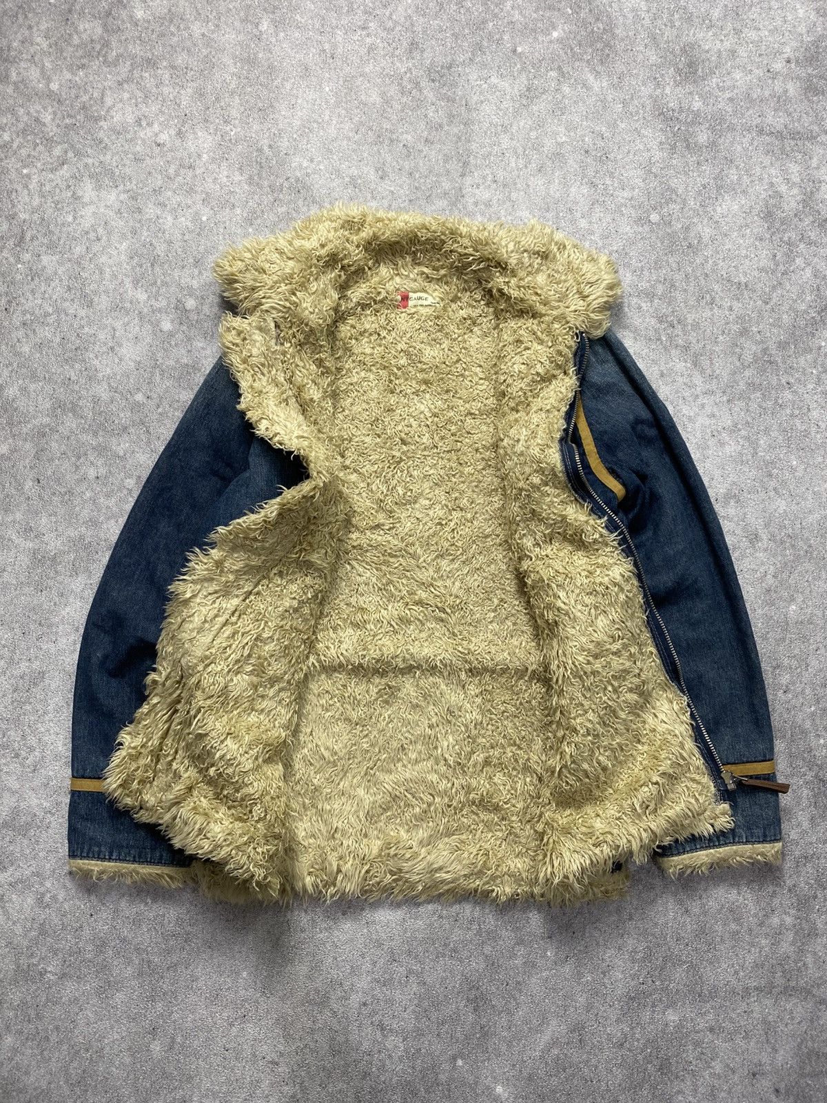 Japanese Brand 2000s Ant Gauge Fur denim jacket Size US M / EU 48-50 / 2 - 5 Thumbnail