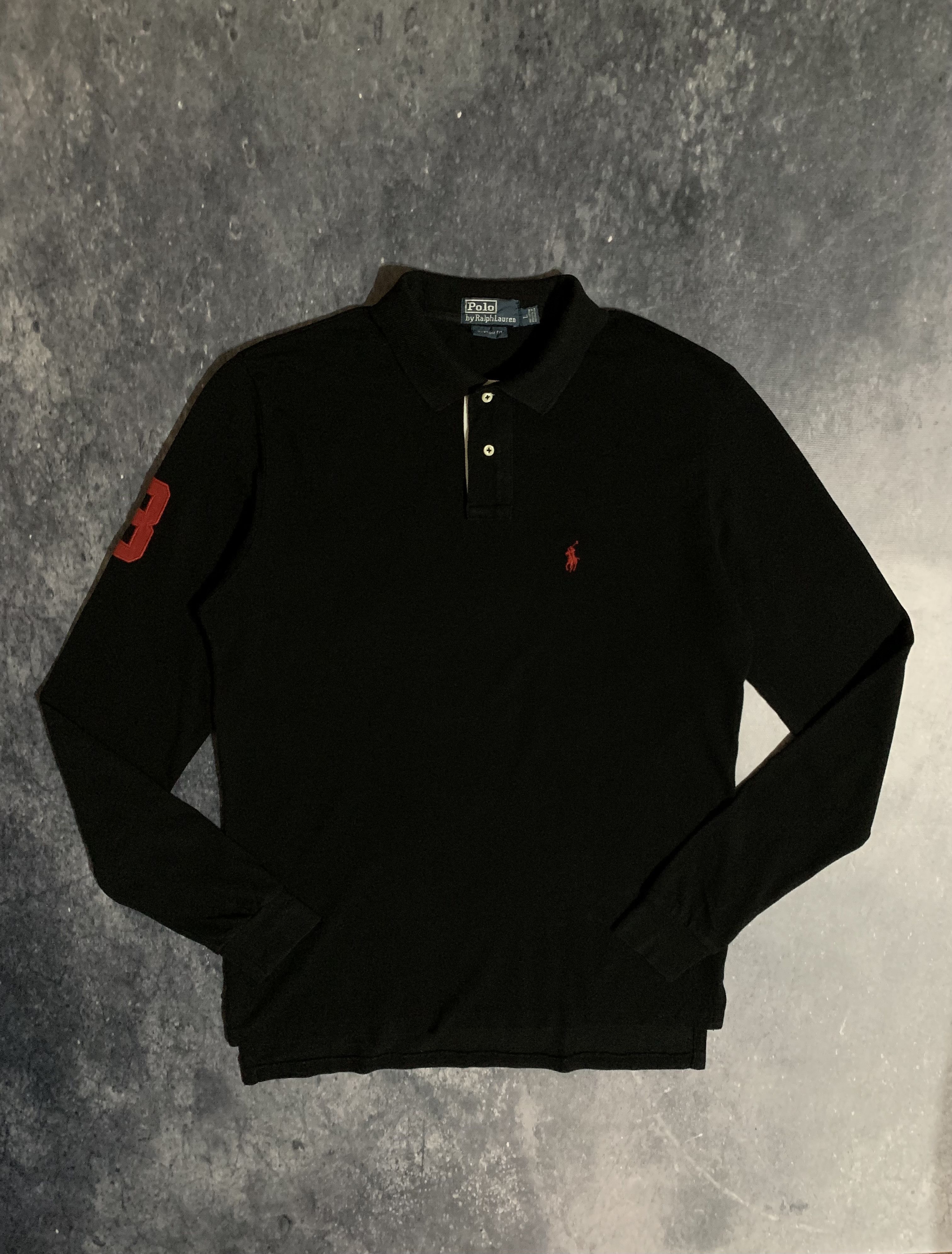 Polo Ralph Lauren × Vintage Vintage Polo Ralph Lauren Rugby Long Sleeve Polo #3 90s Size US L / EU 52-54 / 3 - 1 Thumbnail