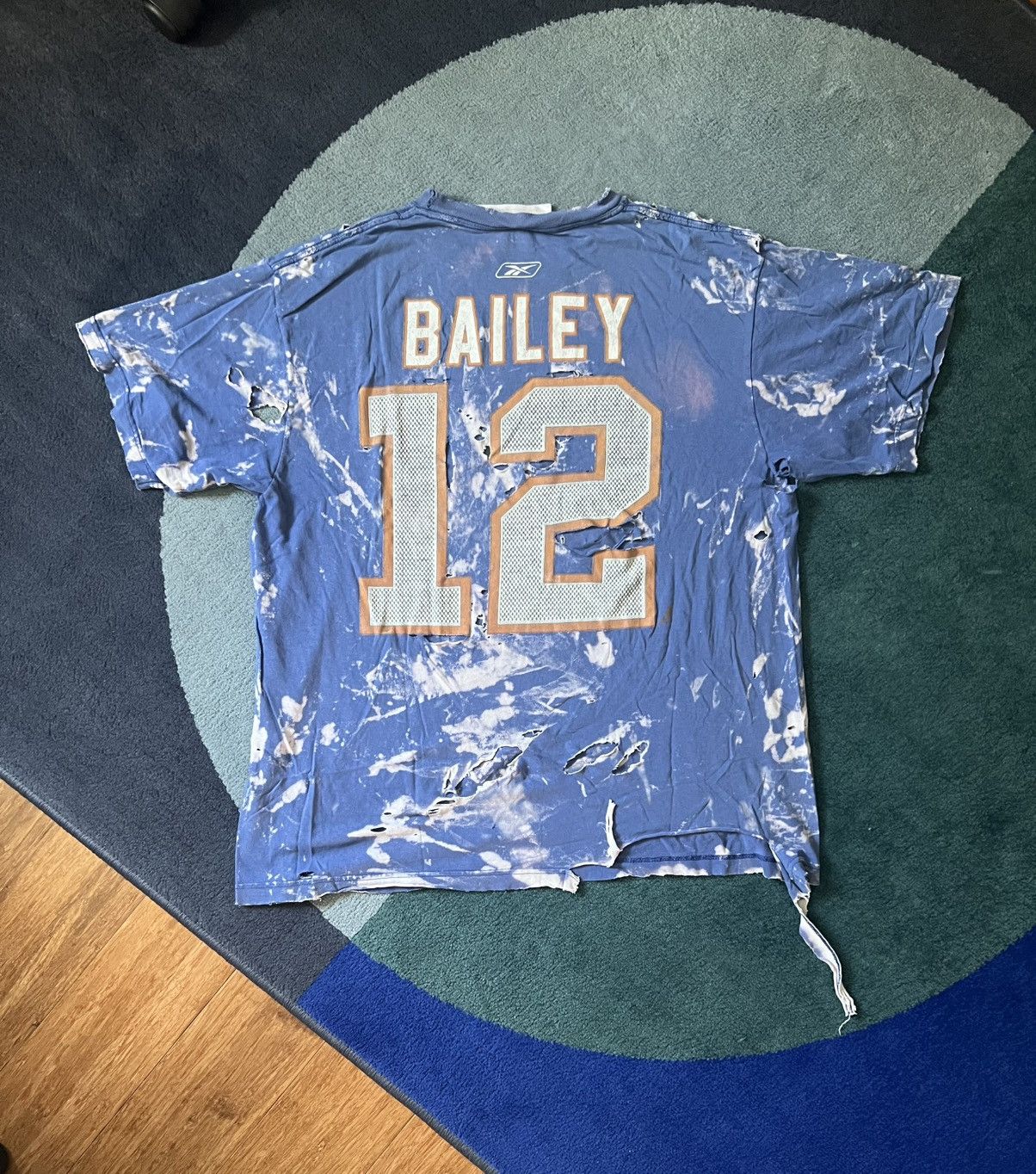 Vintage Vintage New York Hockey Tee - 1 of 1, Bleached Ripped Size US XL / EU 56 / 4 - 2 Thumbnail