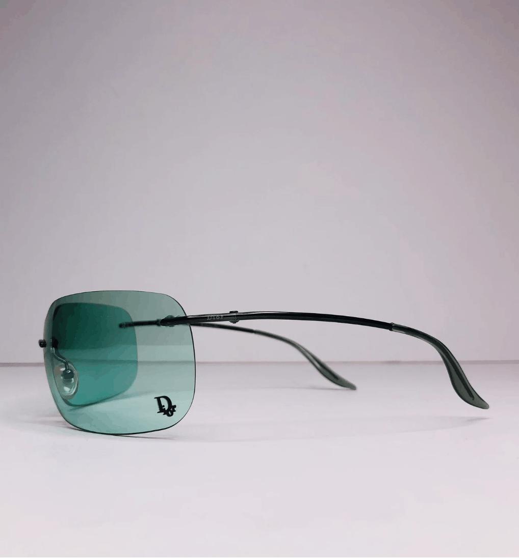 Christian Dior Monsieur × Dior × Vintage DIOR Sunglasses Bowling Wrap Shield Mask Ski Bike Pop Size ONE SIZE - 4 Thumbnail