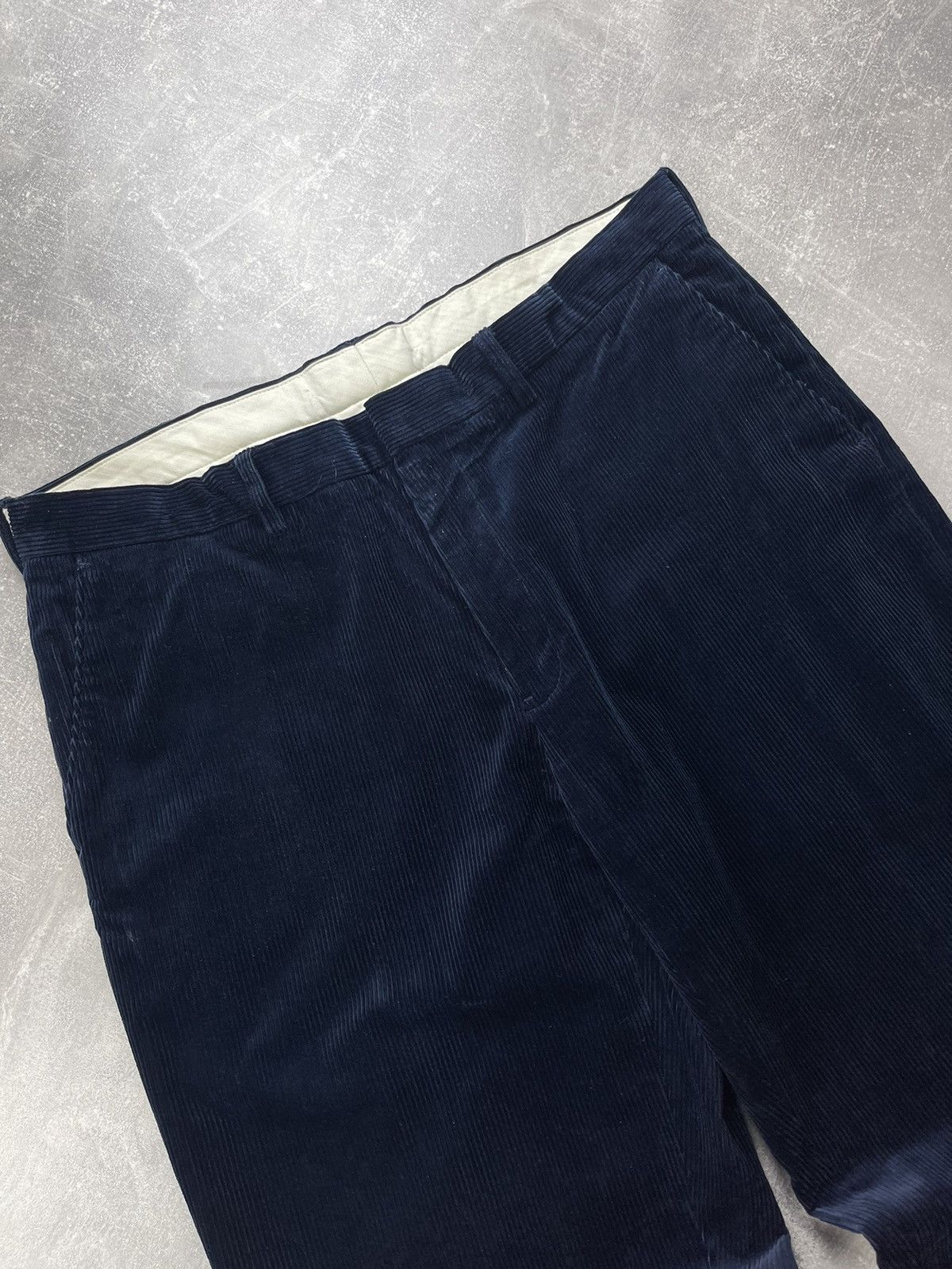 Polo Ralph Lauren Ralph Lauren Blue Luxury Preston Fit Corduroy Pants Size US 38 / EU 54 - 4 Thumbnail