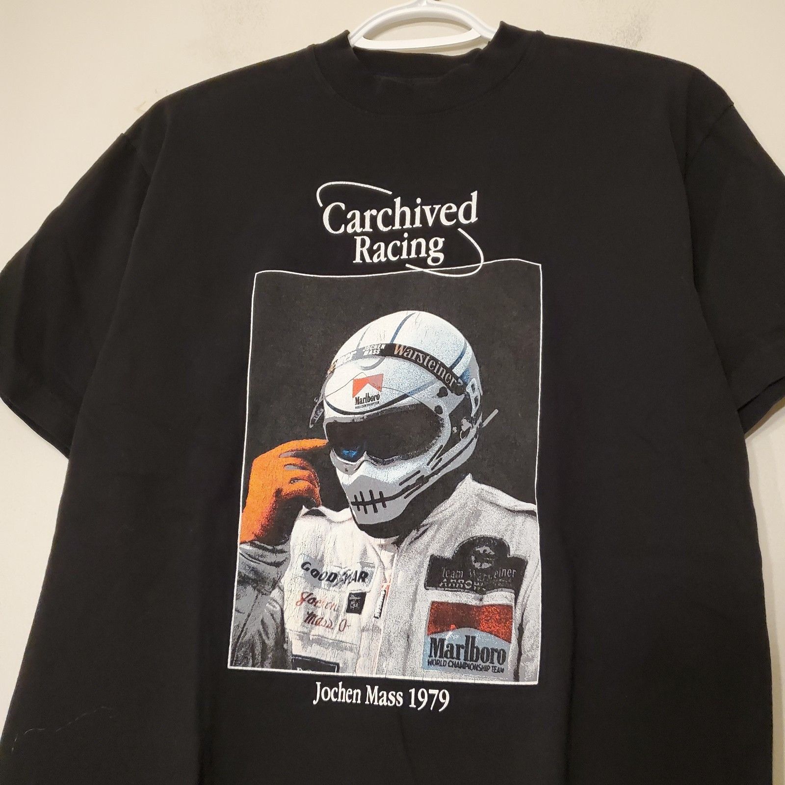 Other Carchived Racing Jochen Mass F1 graphic shirt black size S Size US S / EU 44-46 / 1 - 3 Thumbnail