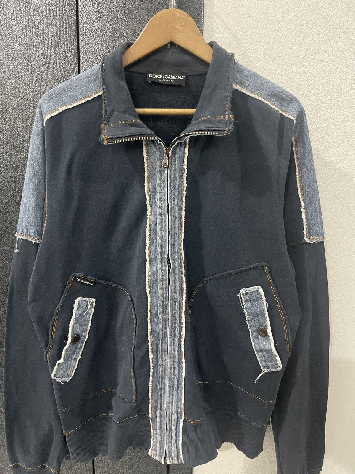 Dolce & Gabbana Vintage Dolce & Gabbana Zipper Jacket Size US L / EU 52-54 / 3 - 4 Thumbnail