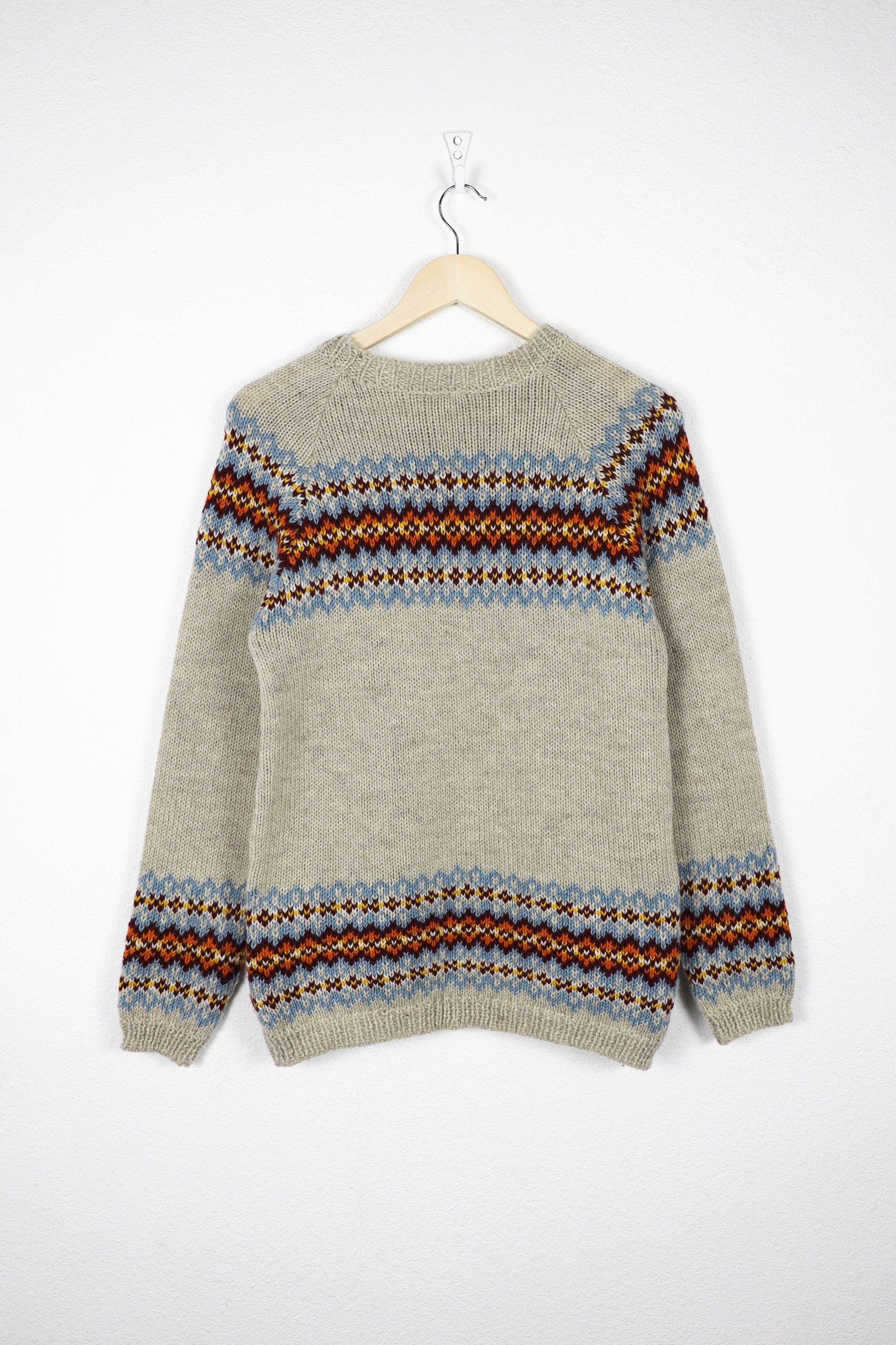 Other Pachamama Handknit Ornament Wool Sweater Avant Garde Size S / US 4 / IT 40 - 9 Thumbnail