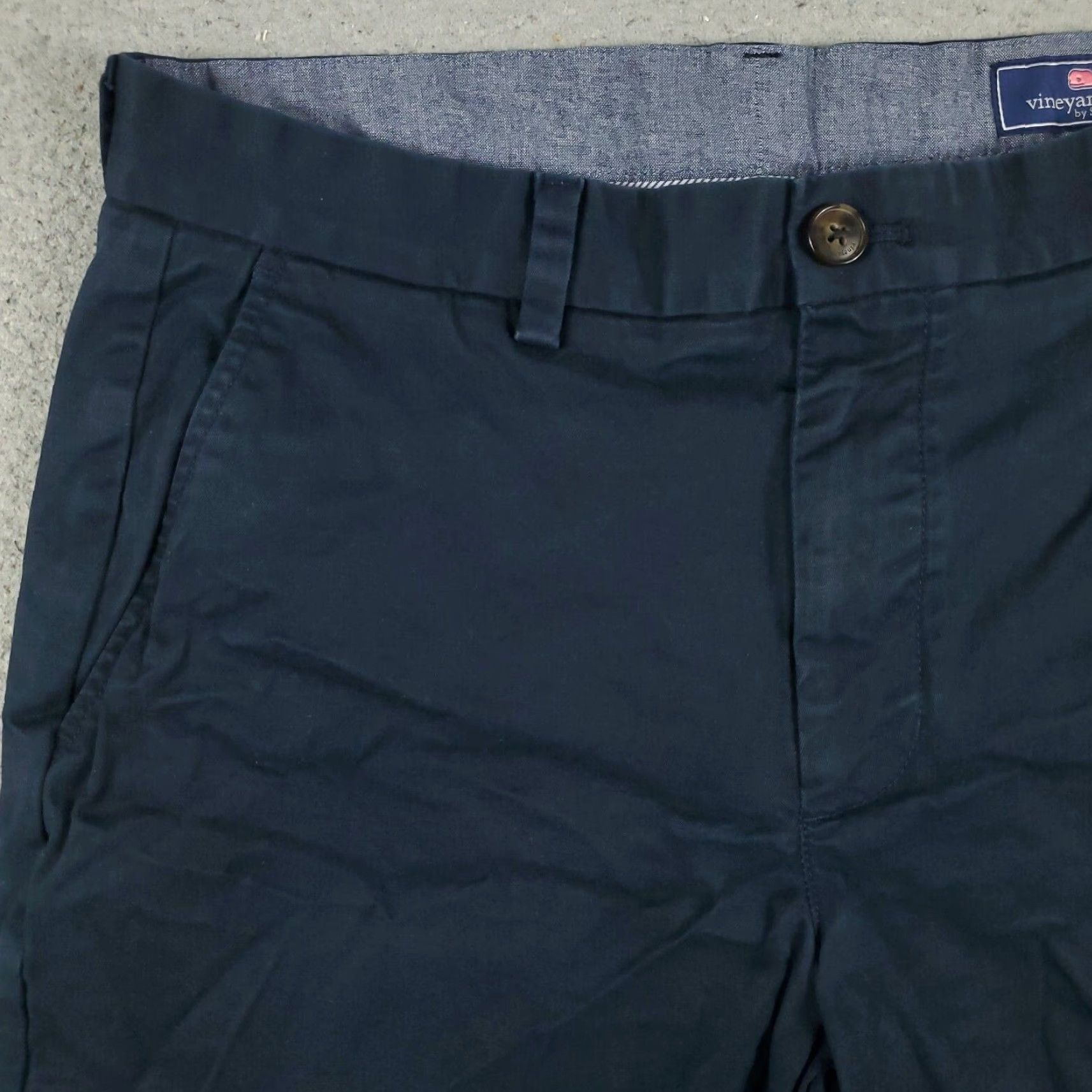 Vineyard Vines VINTAGE Vineyard Vines Shorts Men Size 30 Blue Flat Front Chino Casual Classic Preppy Size US 30 / EU 46 - 2 Thumbnail