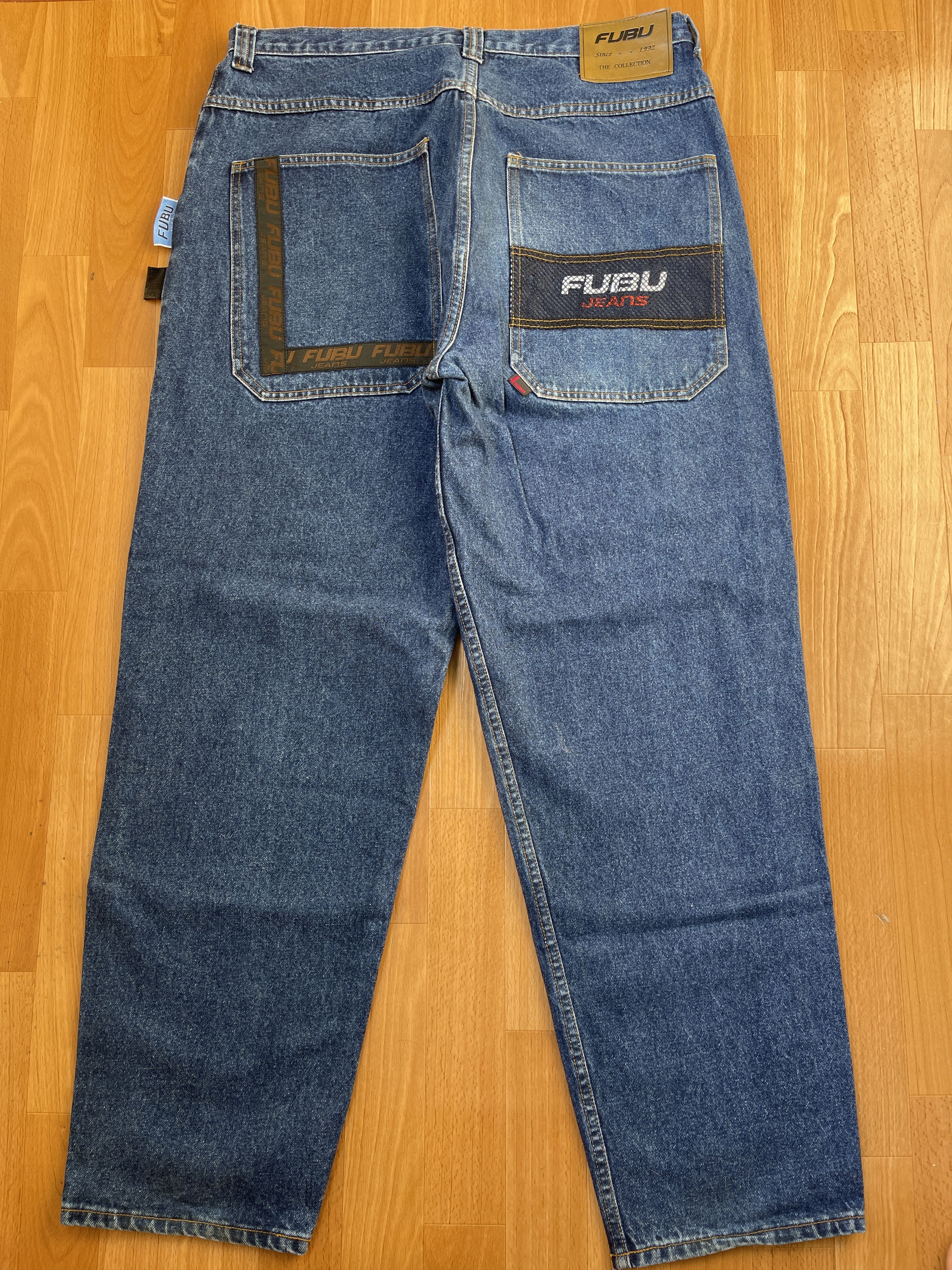 Fubu FUBU jeans, vintage baggy jeans, 90s hip hop skater Y2K 38 Size US 38 / EU 54 - 1 Thumbnail
