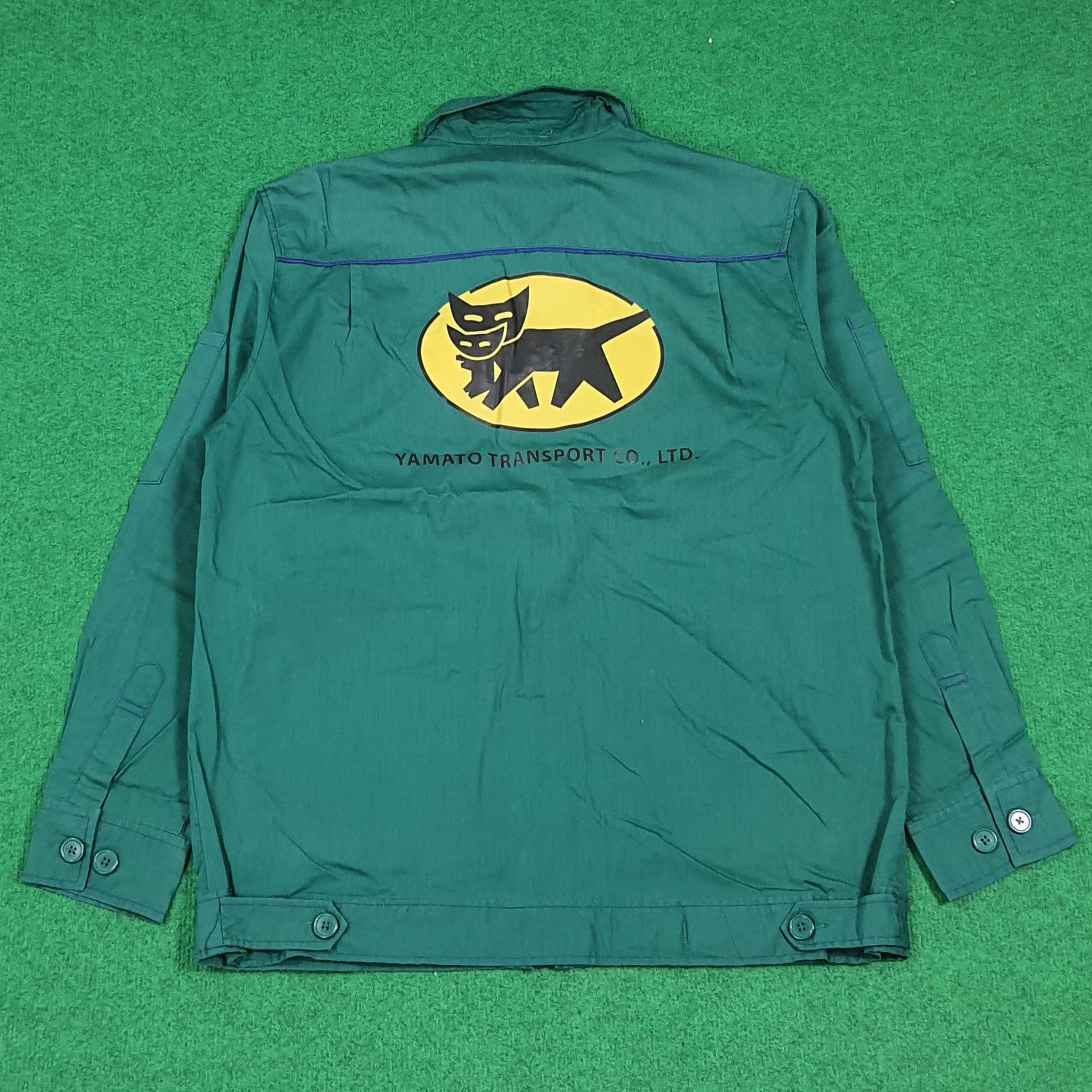 Japanese Brand Vintage Yamato Transport Japan Custom Logo Jacket C286N26 Size US M / EU 48-50 / 2 - 1 Thumbnail