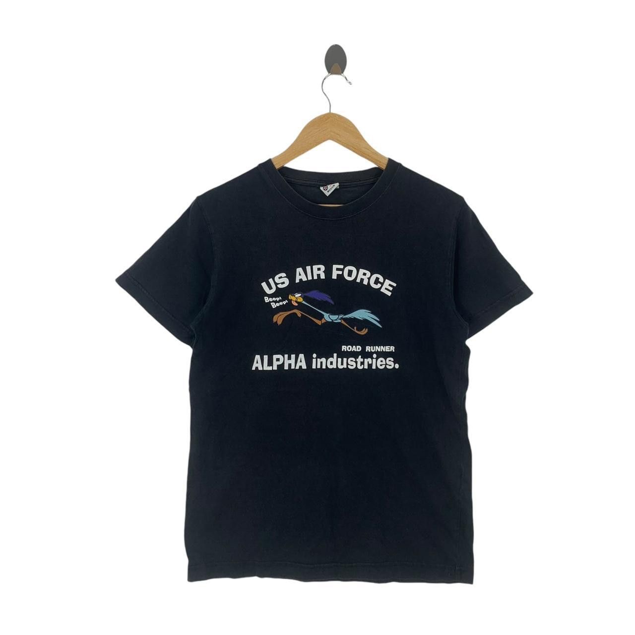 Vintage ALPHA INDUSTRIES USA Road Runner Tee Shirt Top