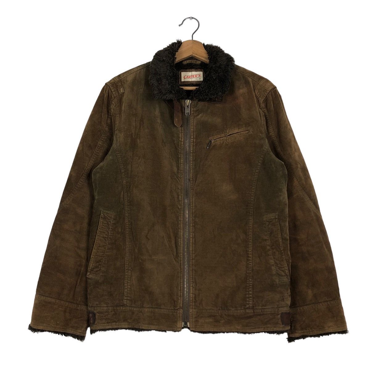 Japanese Brand 🔥Vintage Biker Jacket Carter’s Shearling Racer Japan Size US M / EU 48-50 / 2 - 1 Thumbnail