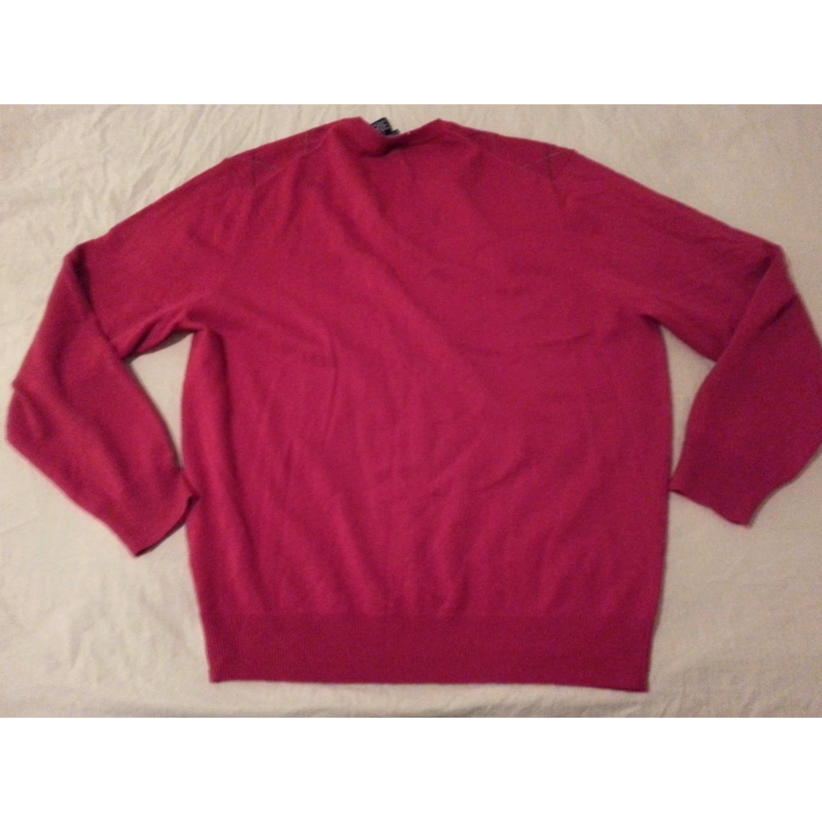 Jos. A. Bank Jos. A. Bank Sweater Mens L Red Wool Crewneck Size US L / EU 52-54 / 3 - 2 Thumbnail