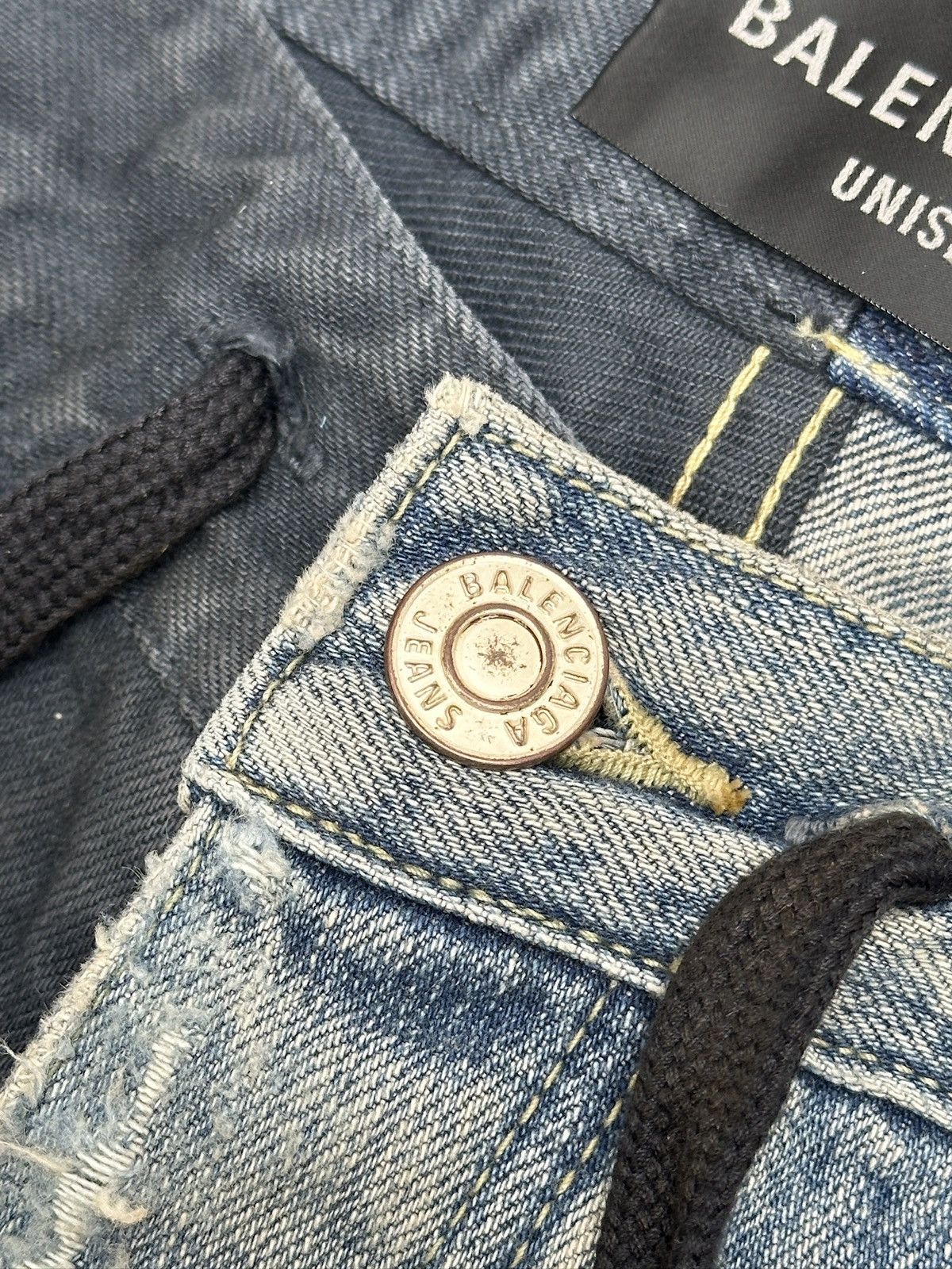 Balenciaga Balenciaga 50/50 Baggy & Flare Denim Pants Size US 32 / EU 48 - 6 Thumbnail