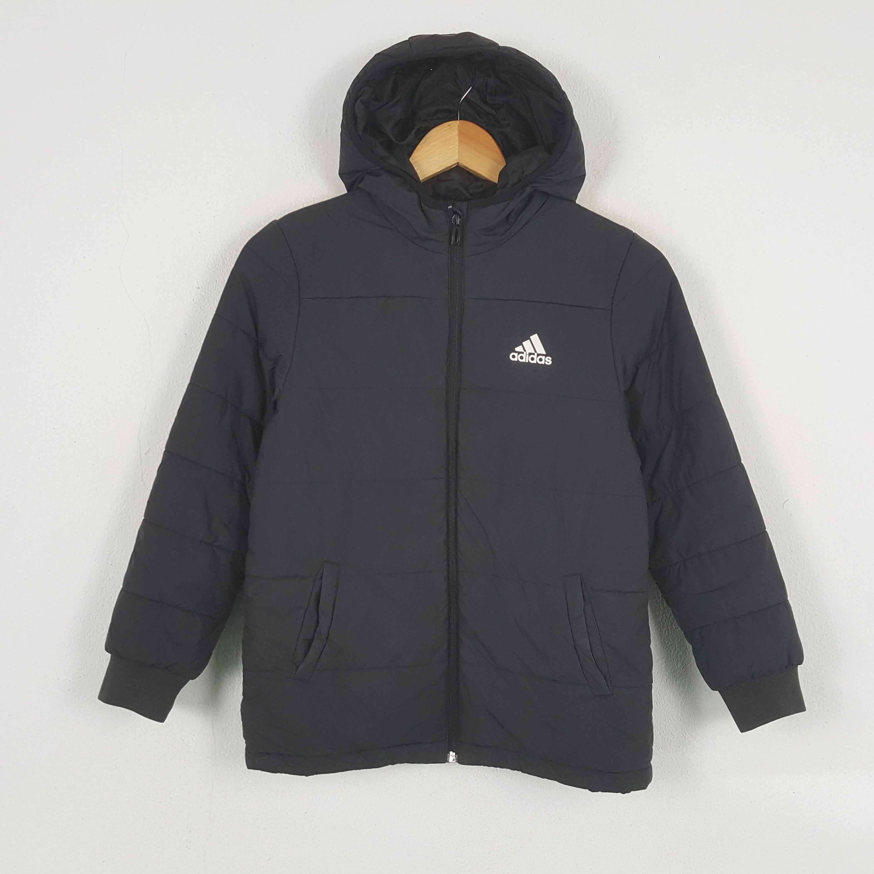 Adidas × Vintage Vintage ADIDAS Sportswear Puffer Hoodies C289N7 Size US XS / EU 42 / 0 - 1 Thumbnail