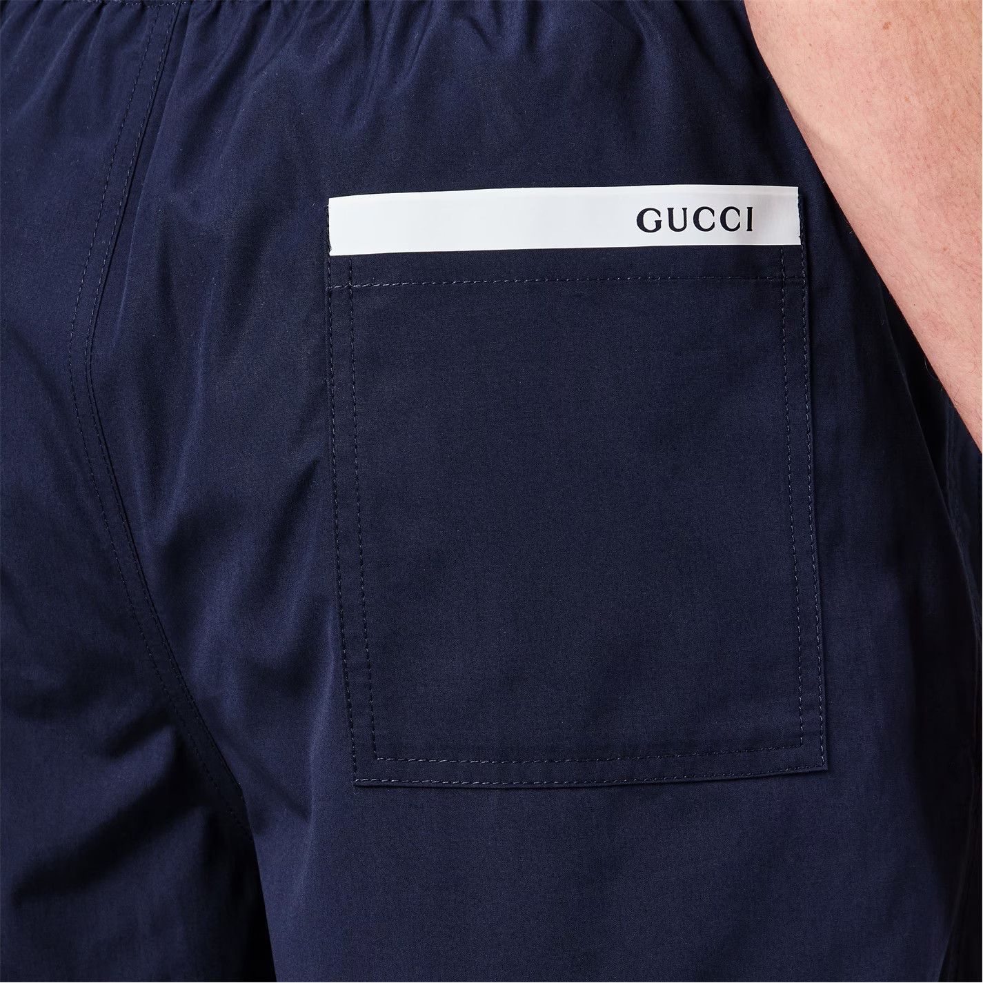 Gucci o1g2r1mq0426 Bermuda Shorts in Blue Size US 34 / EU 50 - 4 Thumbnail
