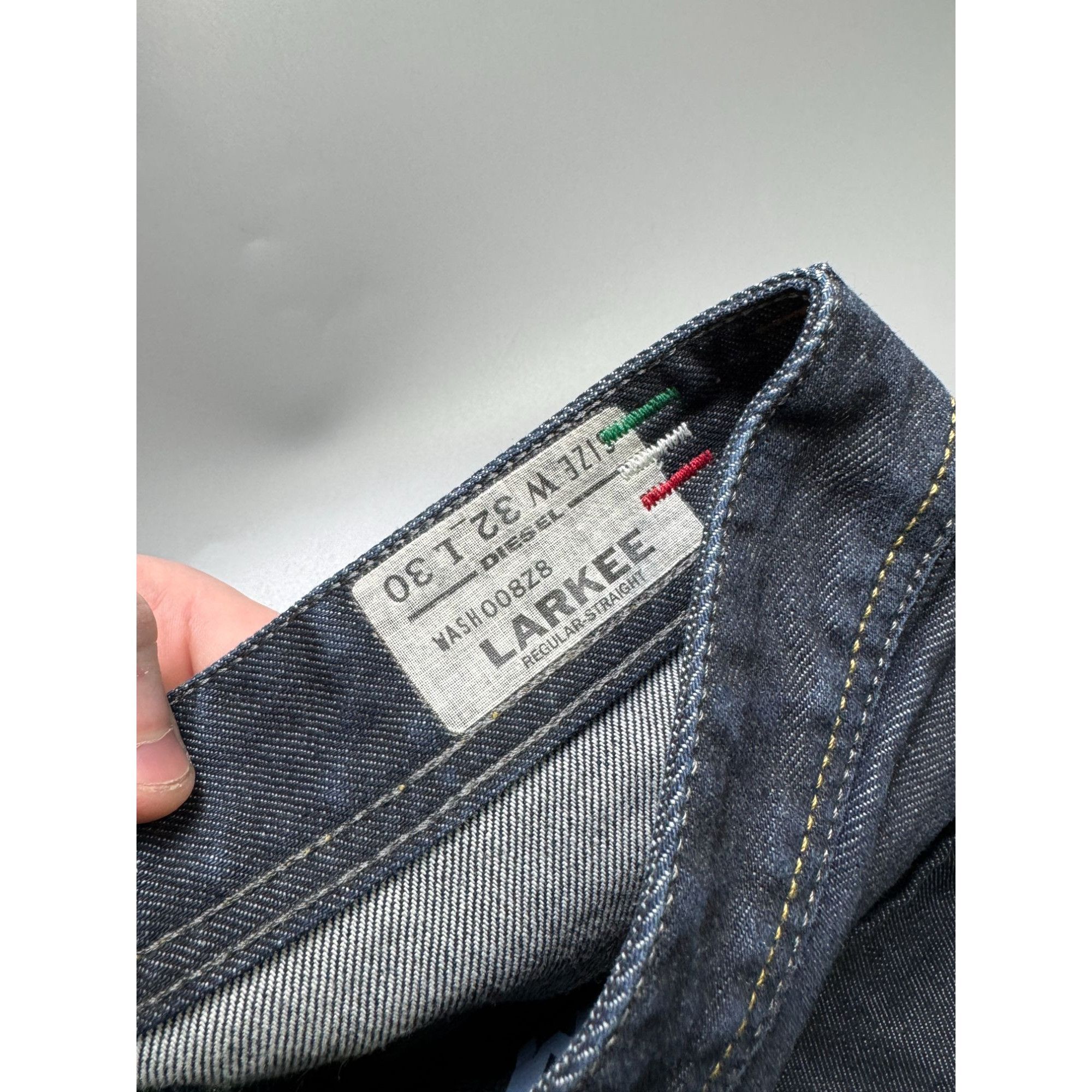 Diesel Diesel Industry Larkee Raw Denim Jeans Pants (Y1137) Size US 32 / EU 48 - 8 Thumbnail