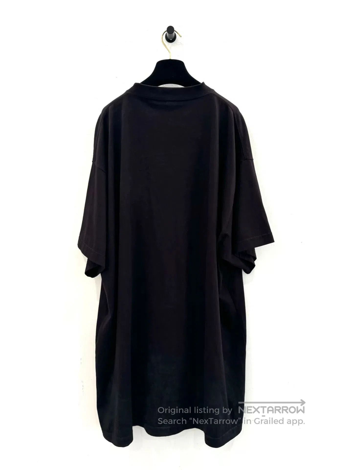 Balenciaga Balenciaga Rock Shield Logo Faded Black Tee. Size US L / EU 52-54 / 3 - 3 Thumbnail