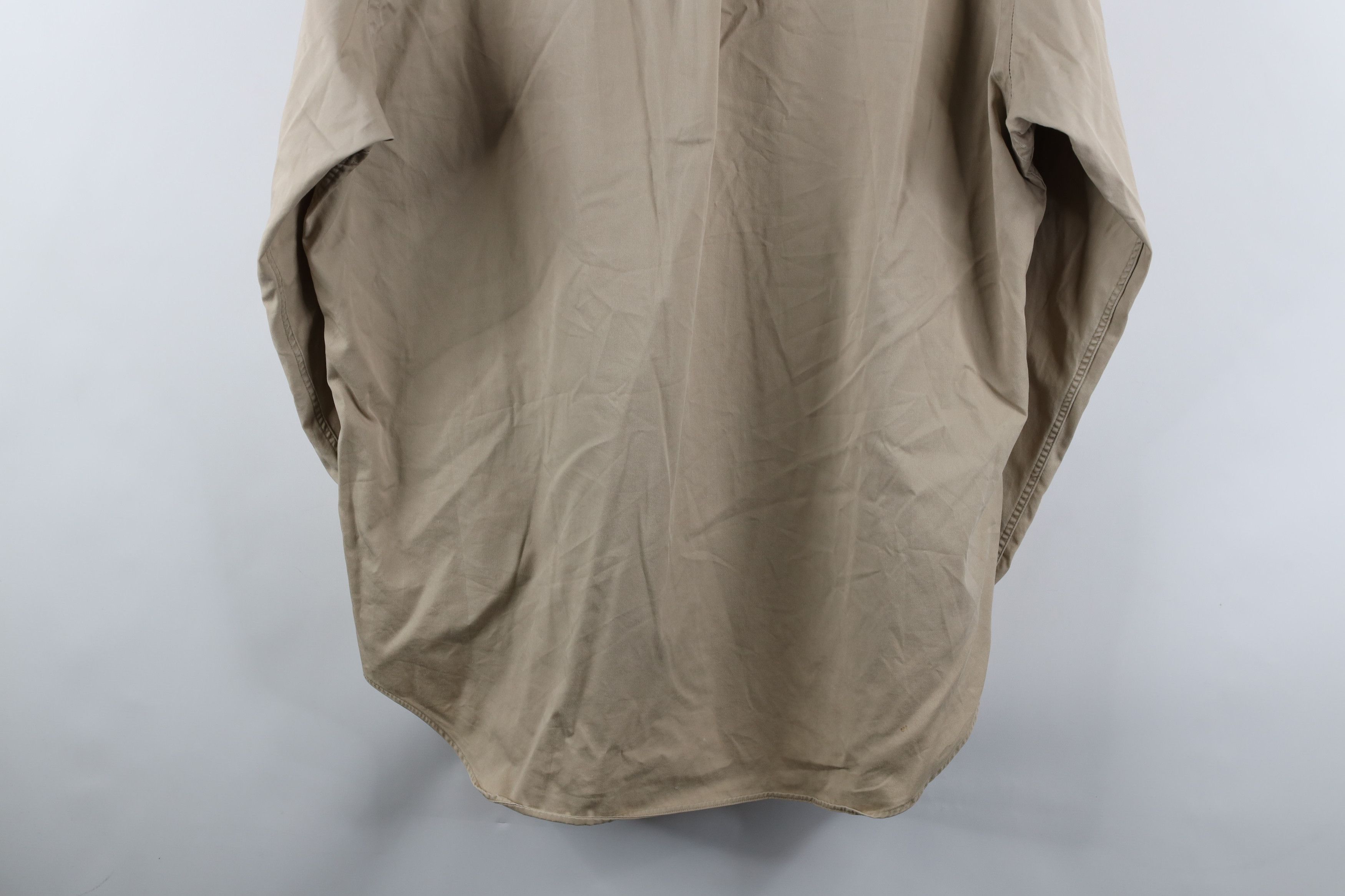 Polo Ralph Lauren Vintage 90s Ralph Lauren Fit Button Down Shirt Beige USA Size US L / EU 52-54 / 3 - 11 Thumbnail