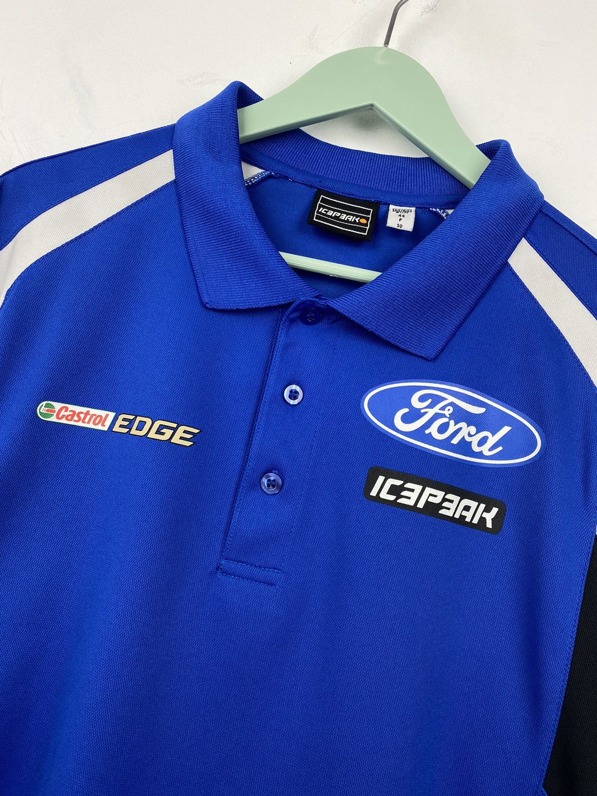 Ford Ford Icepeak Polo Shirt like Subaru Yamaha BMW Castrol Size US M / EU 48-50 / 2 - 2 Thumbnail