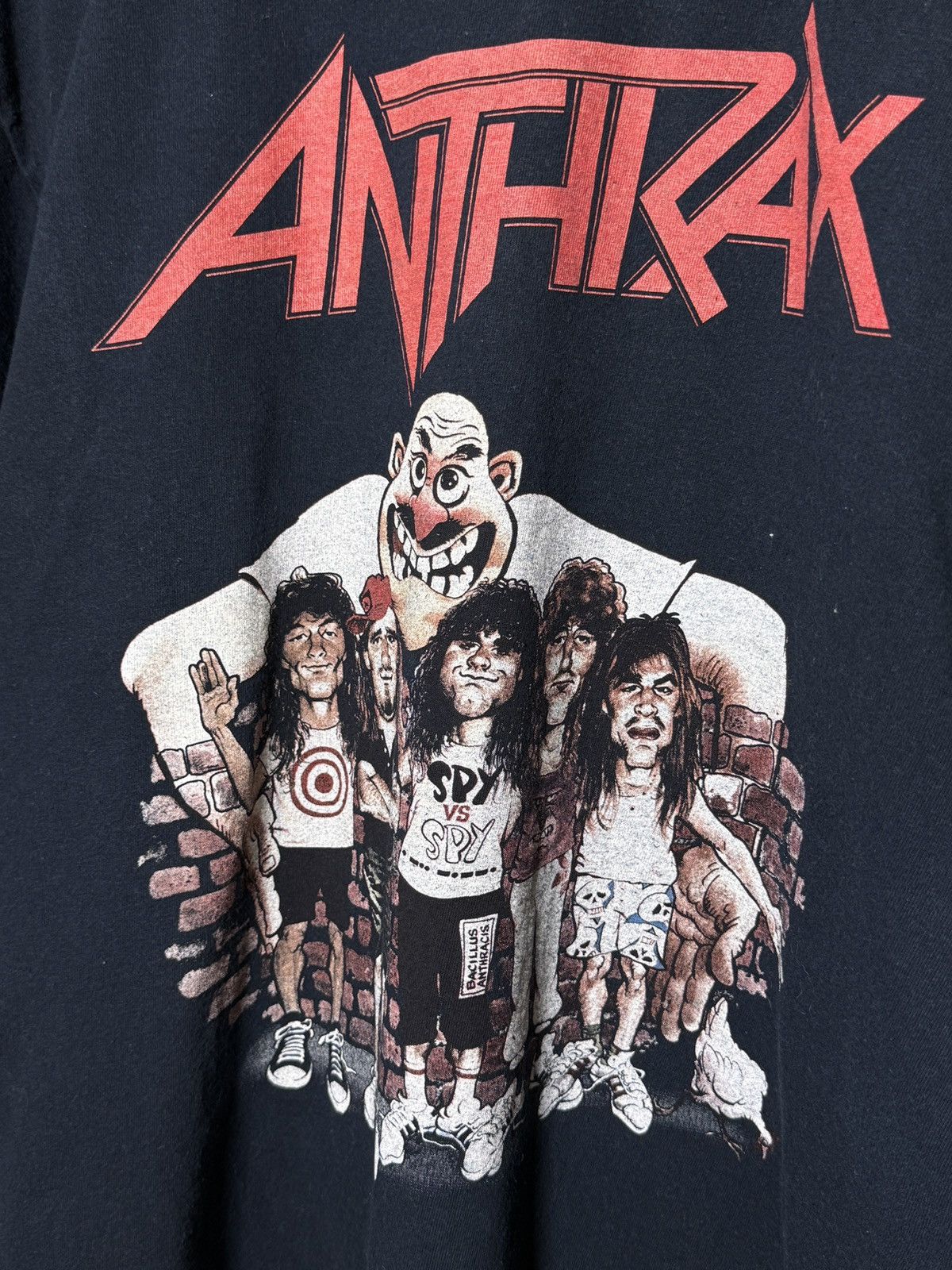 Band Tees Vintage Anthrax graphic T-shirt y2k Size US L / EU 52-54 / 3 - 3 Thumbnail
