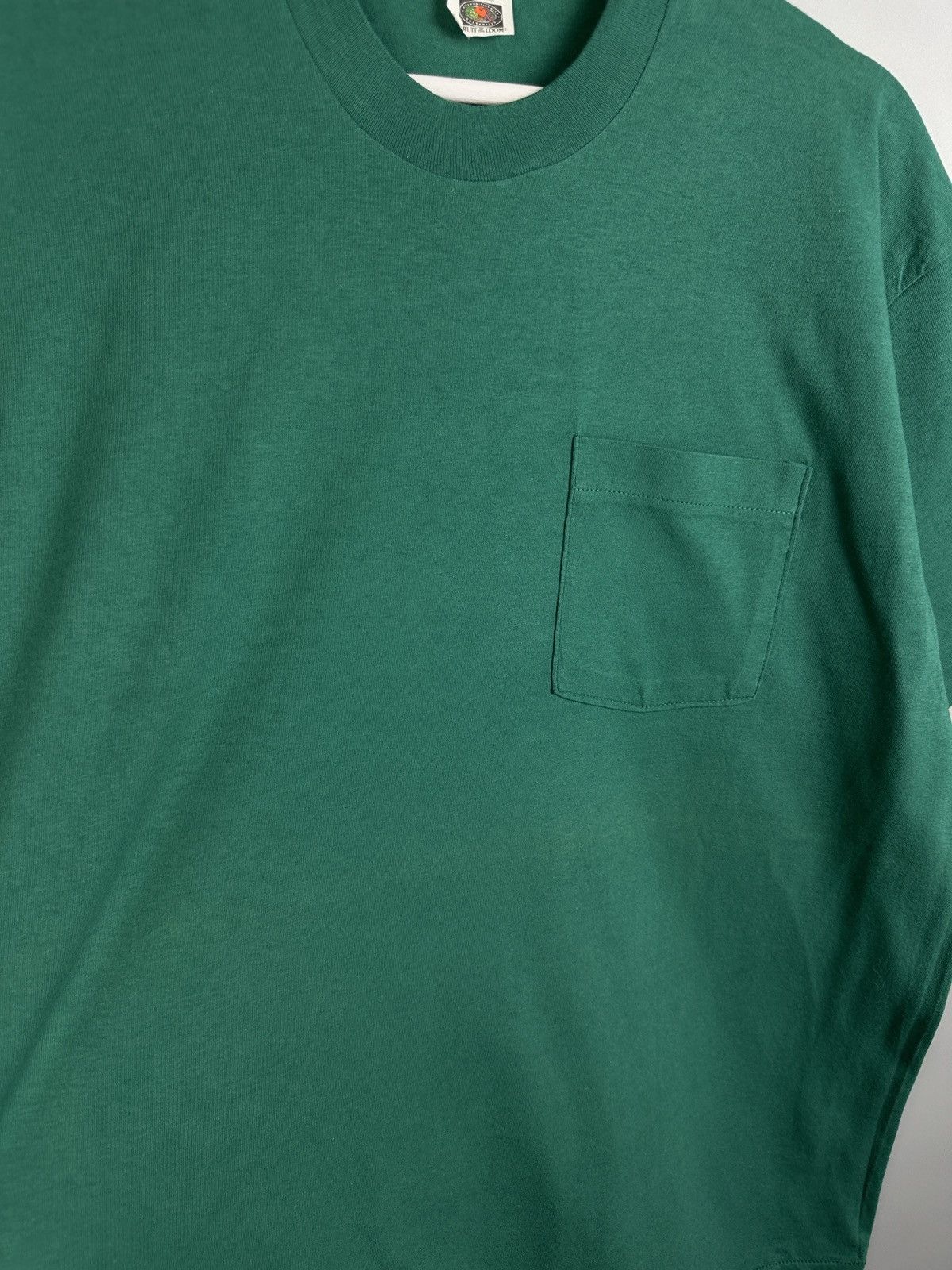 Vintage 90s Fruit Of The Loom FOTL Single Stitch Blank T Shirt 80s Size US XL / EU 56 / 4 - 7 Thumbnail