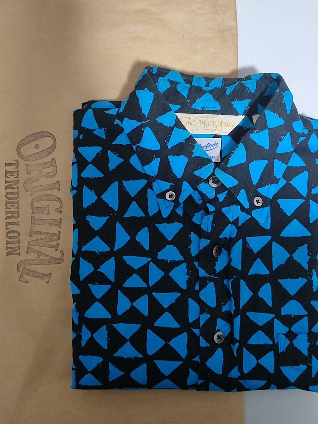 Other Geometric Shirt Black Blue Size US S / EU 44-46 / 1 - 1 Thumbnail