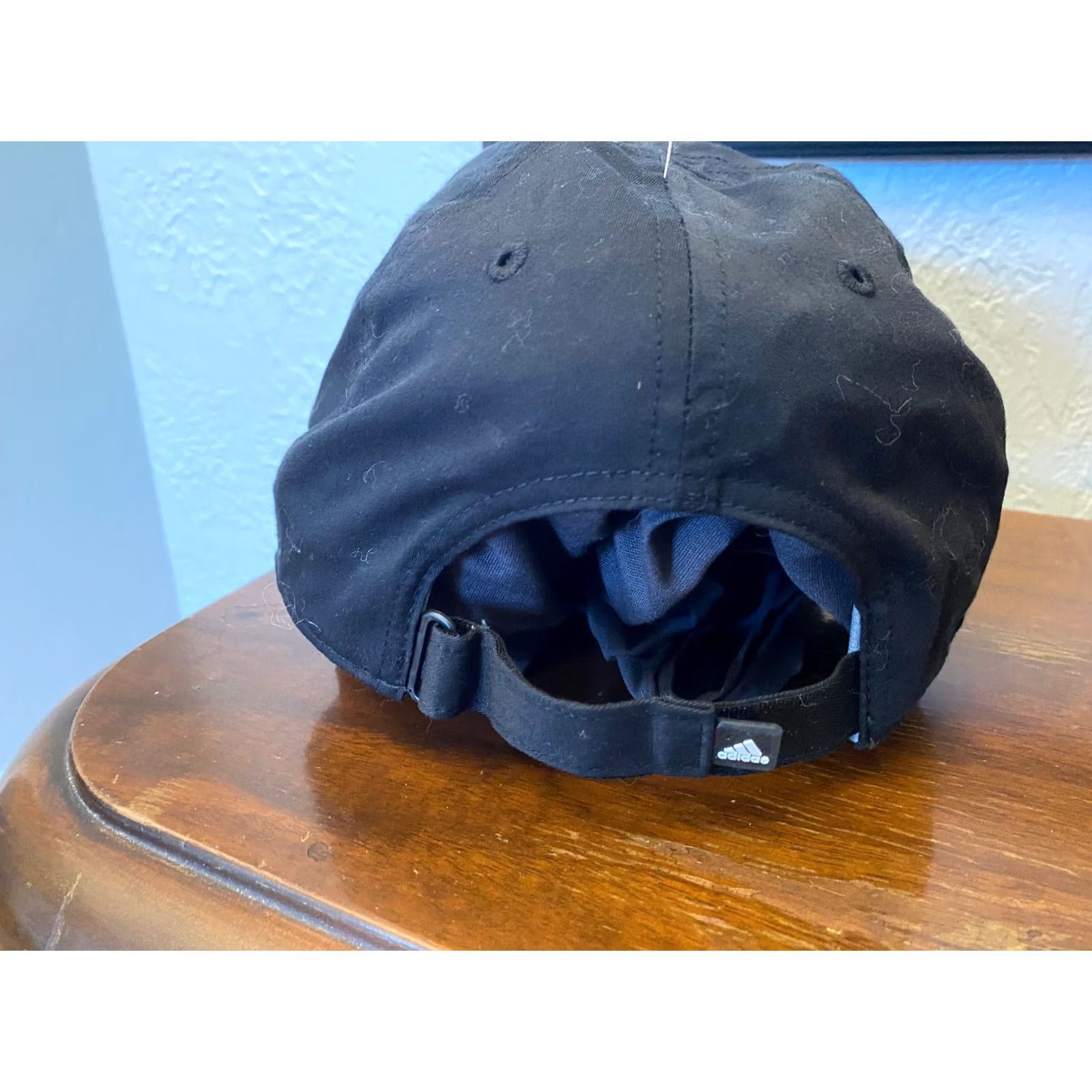 Adidas Adidas Climalite Black Strap Baseball Cap Mens Adjustable Hat Size ONE SIZE - 5 Thumbnail