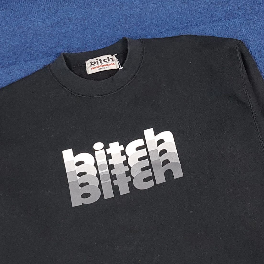 Vintage Vintage Bitch Skateboards Streetwear Sweatshirt C298N5 Size US S / EU 44-46 / 1 - 2 Thumbnail