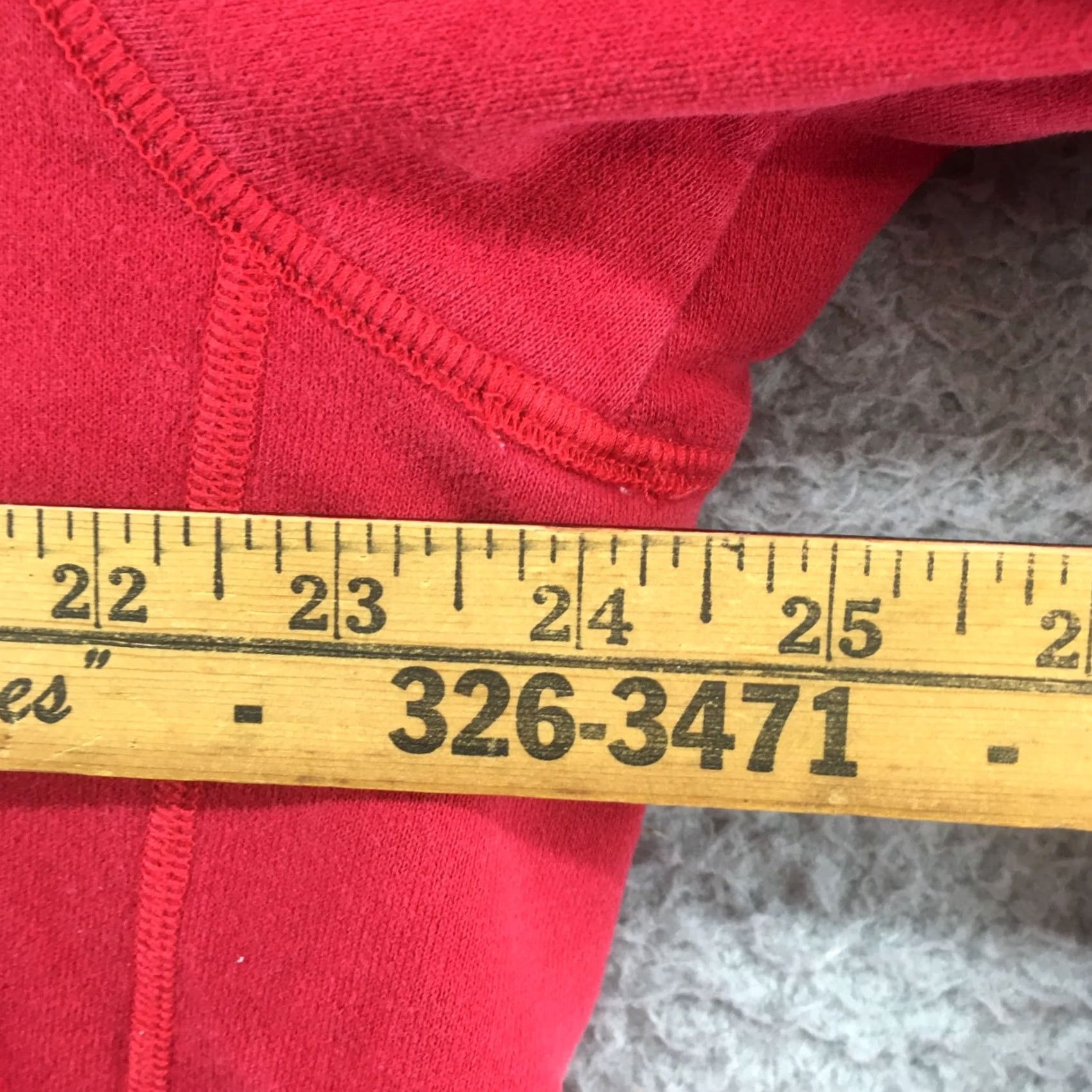 Nautica Nautica Fleece Lined Sweater Mens Large Red Cotton Blend Long Sleeve Pullover Size US L / EU 52-54 / 3 - 4 Thumbnail