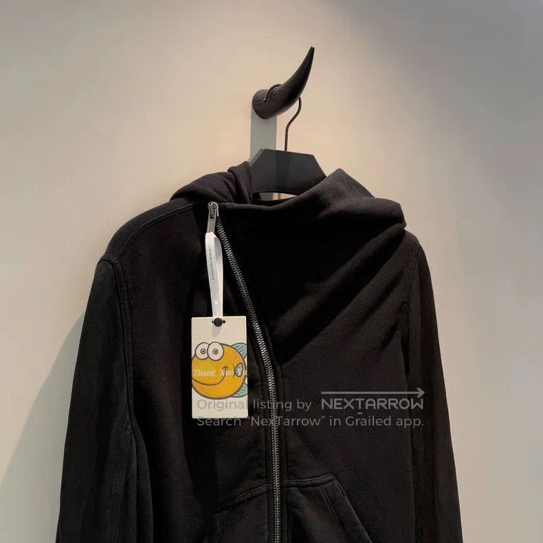 Rick Owens Rick Owens Classic Black Hoodie Jacket. Size US S / EU 44-46 / 1 - 2 Thumbnail